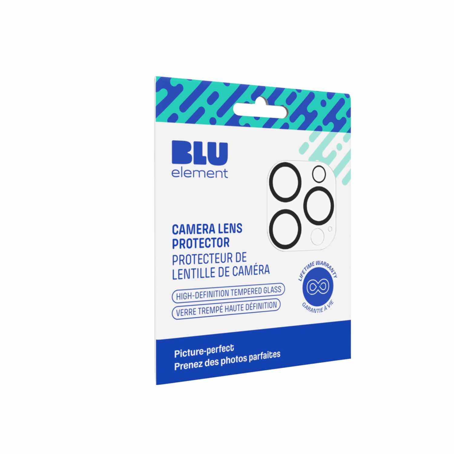 Blu Element Full Cover Lens Protector for iPhone 15 Pro, iPhone 15 Pro Max