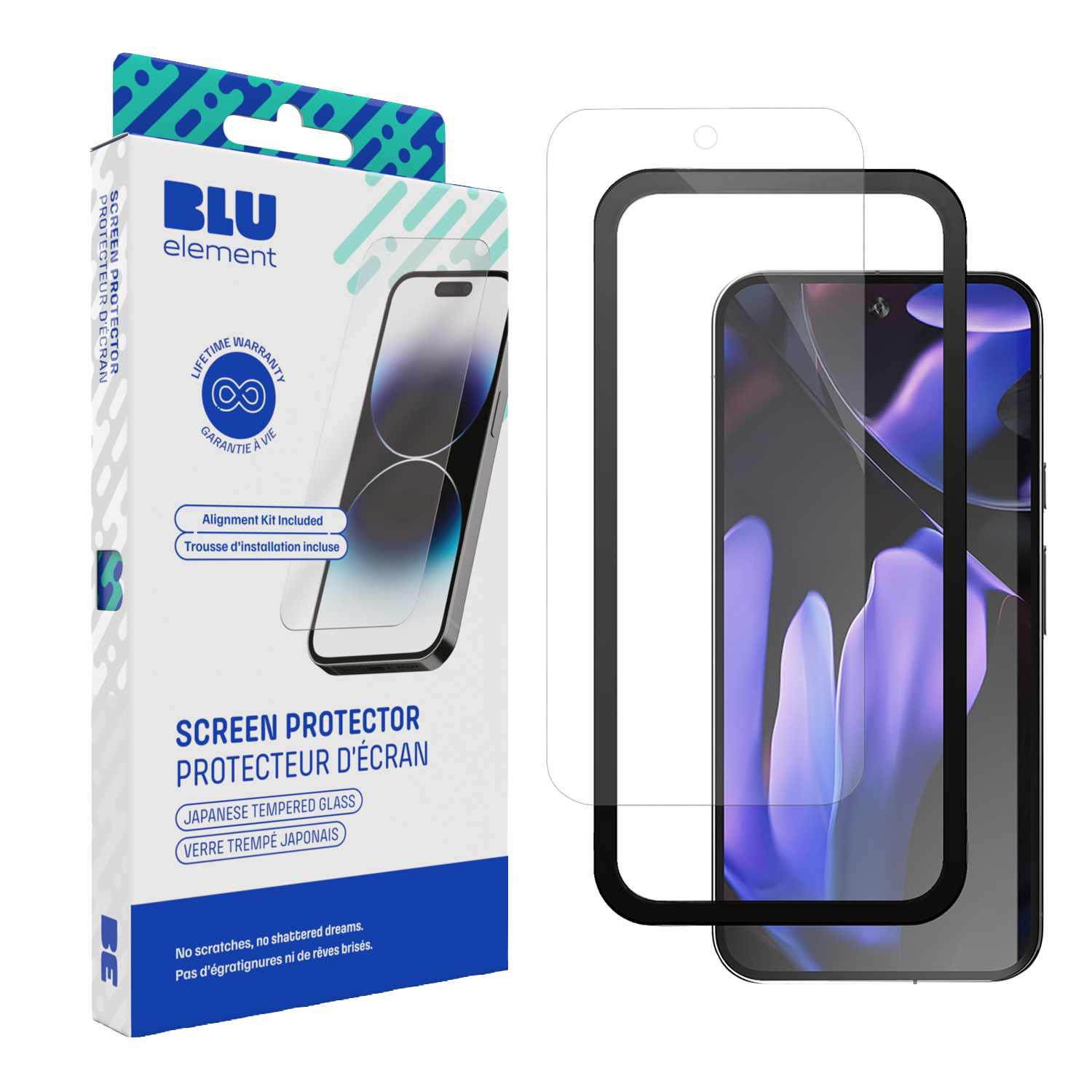 Blu Element Tempered Glass Screen Protector for Pixel 10 Pro XL, Pixel 9 Pro XL