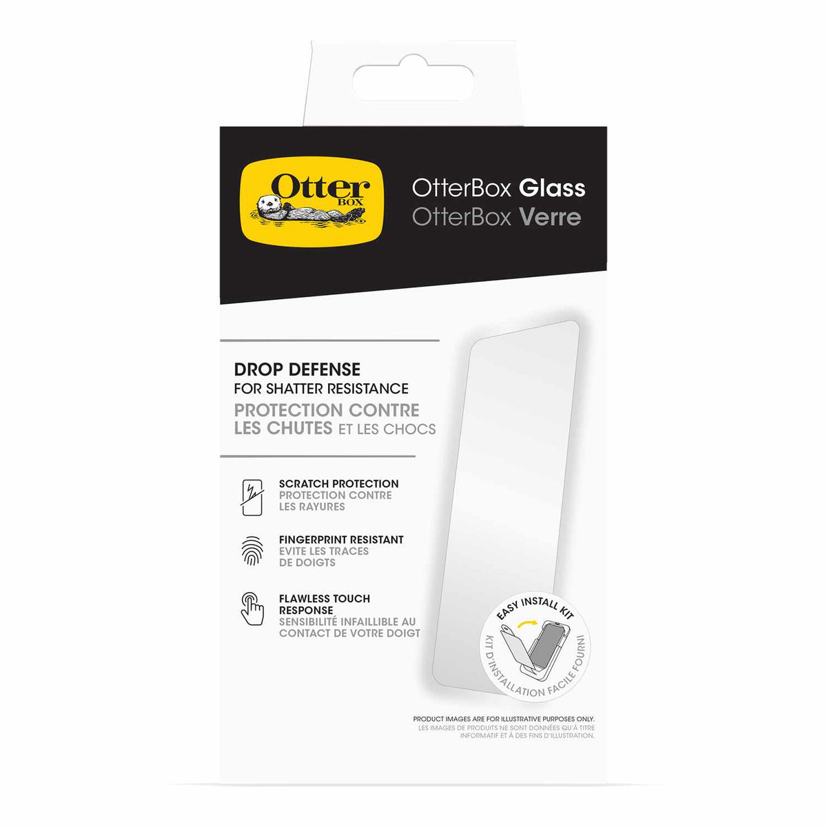 OtterBox Tempered Glass Screen Protector for iPhone 16 Pro