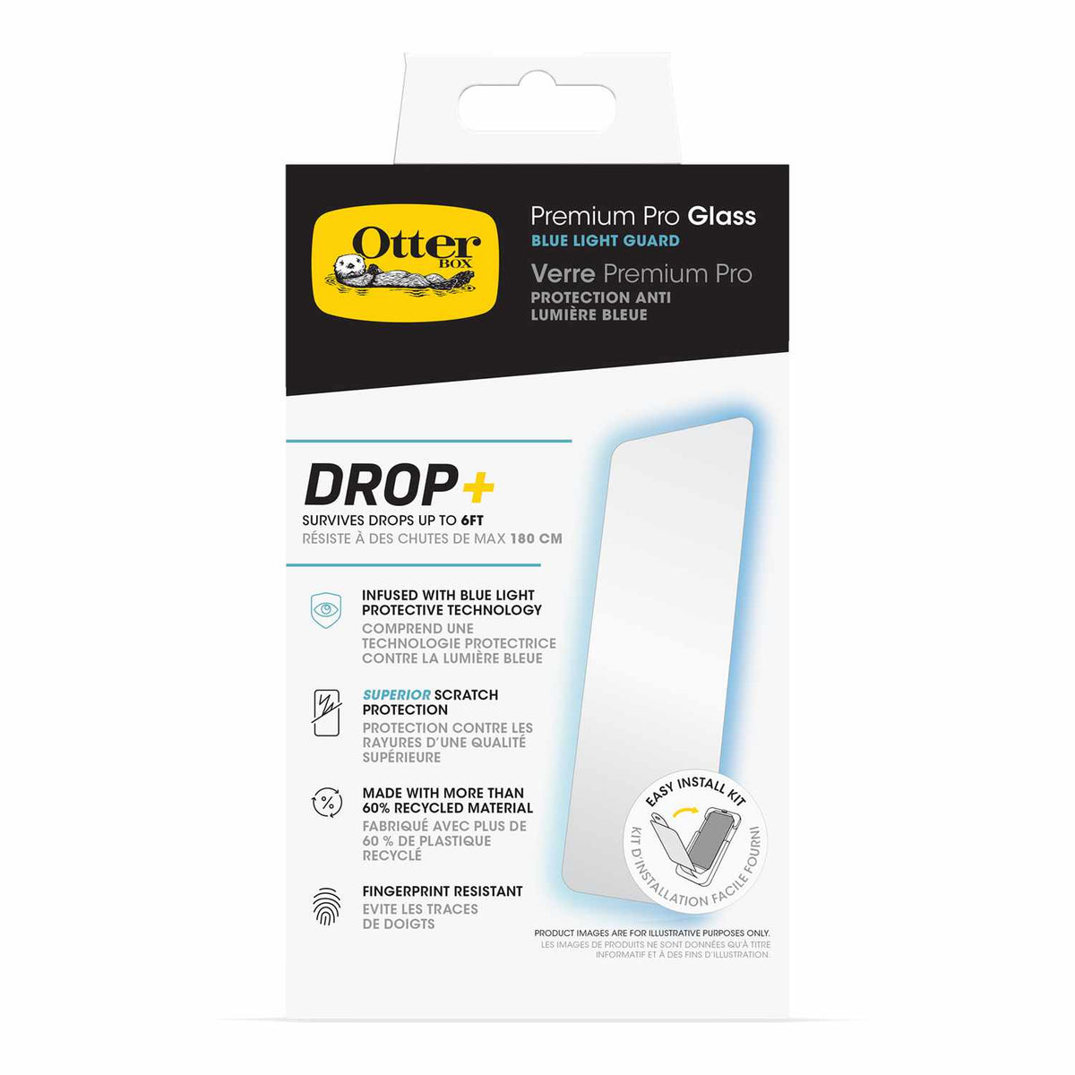 OtterBox Tempered Glass Screen Protector for iPhone 16 Pro Max