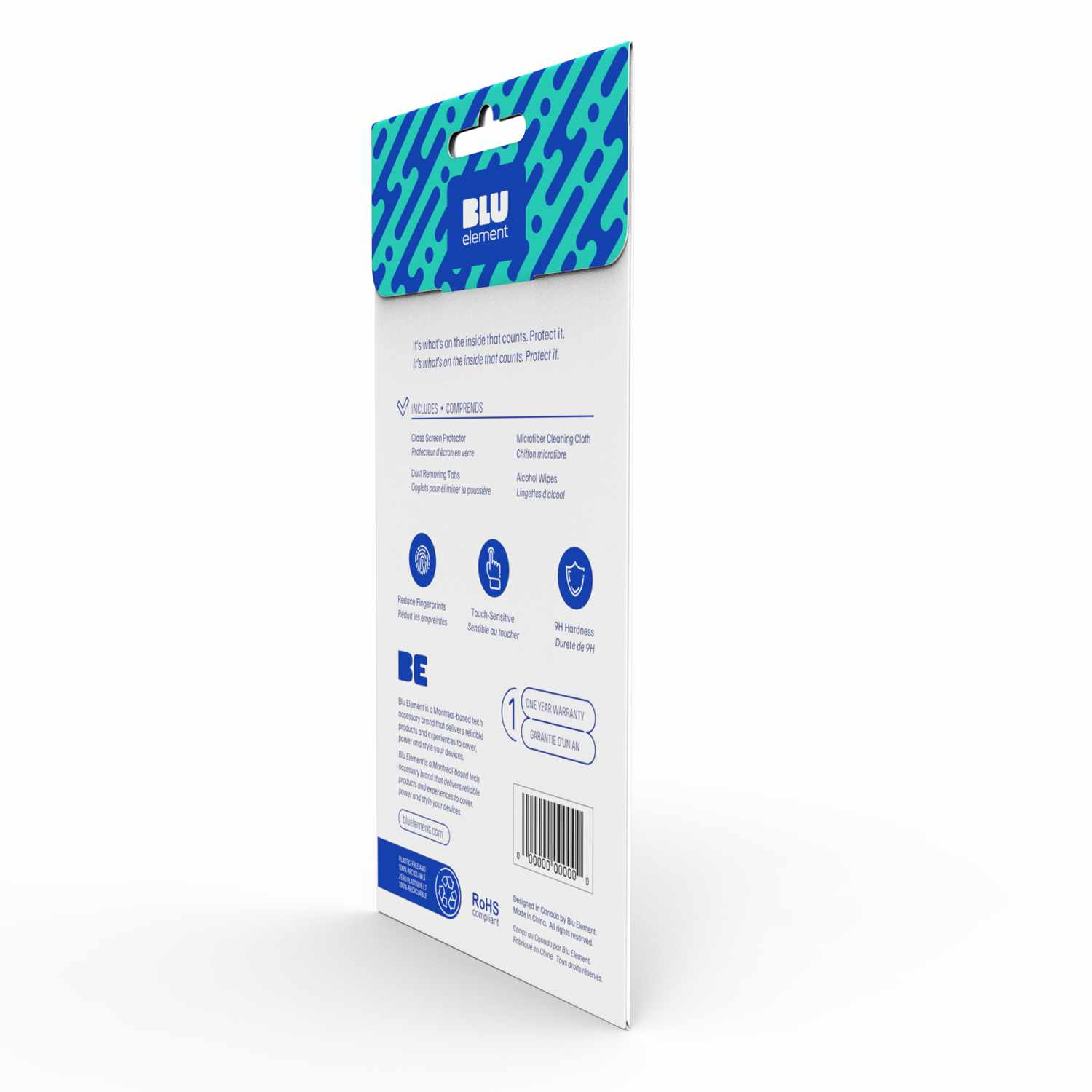 Blu Element Tempered Glass Screen Protector for iPhone 15, iPhone 16