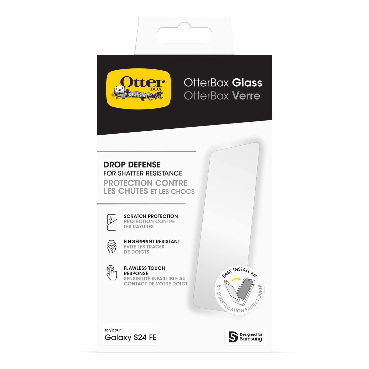 OtterBox Tempered Glass Screen Protector for Galaxy S24 FE