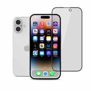22 Cases Privacy Tempered Glass Screen Protector for iPhone 15, iPhone 16