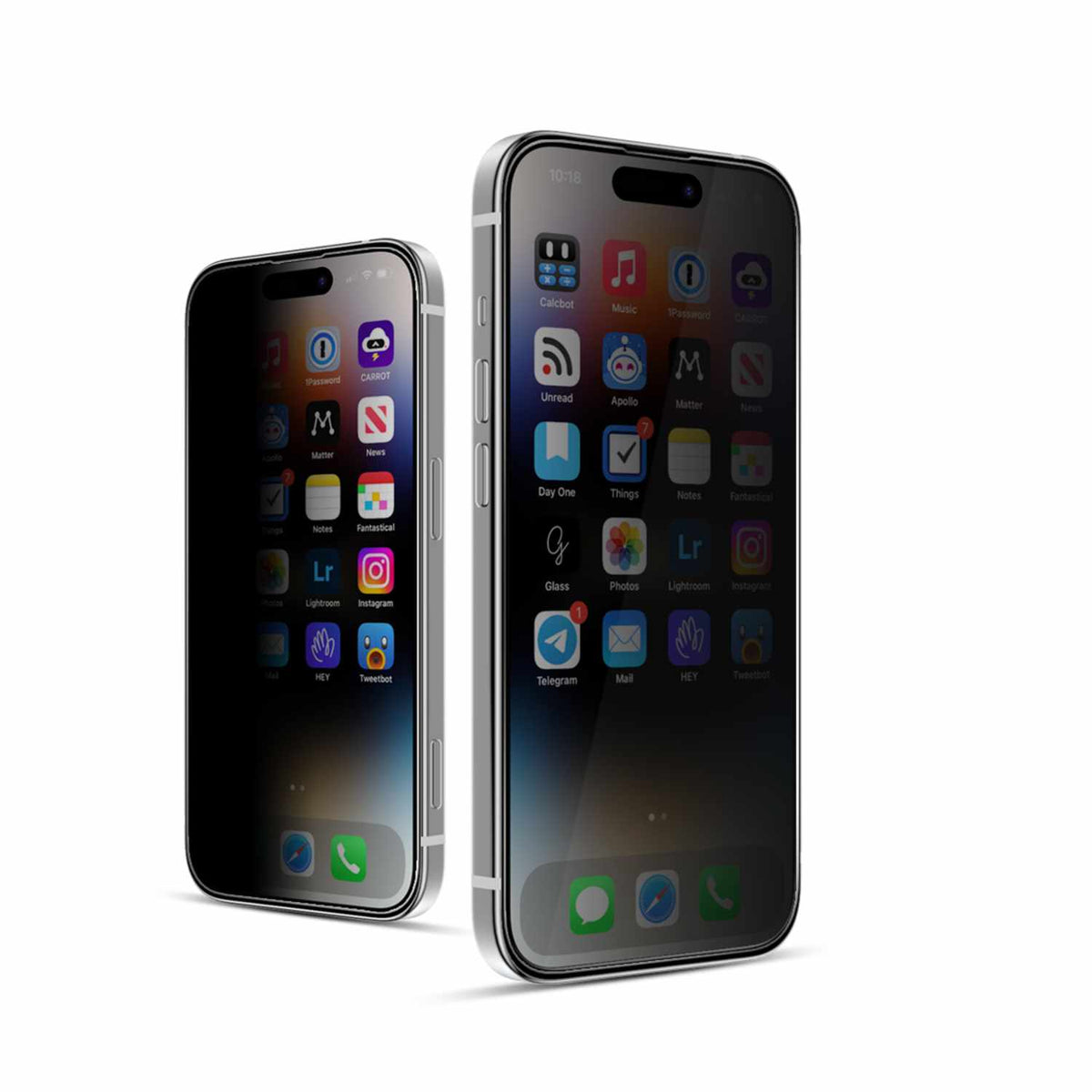 22 Cases Privacy Tempered Glass Screen Protector for iPhone 15, iPhone 16
