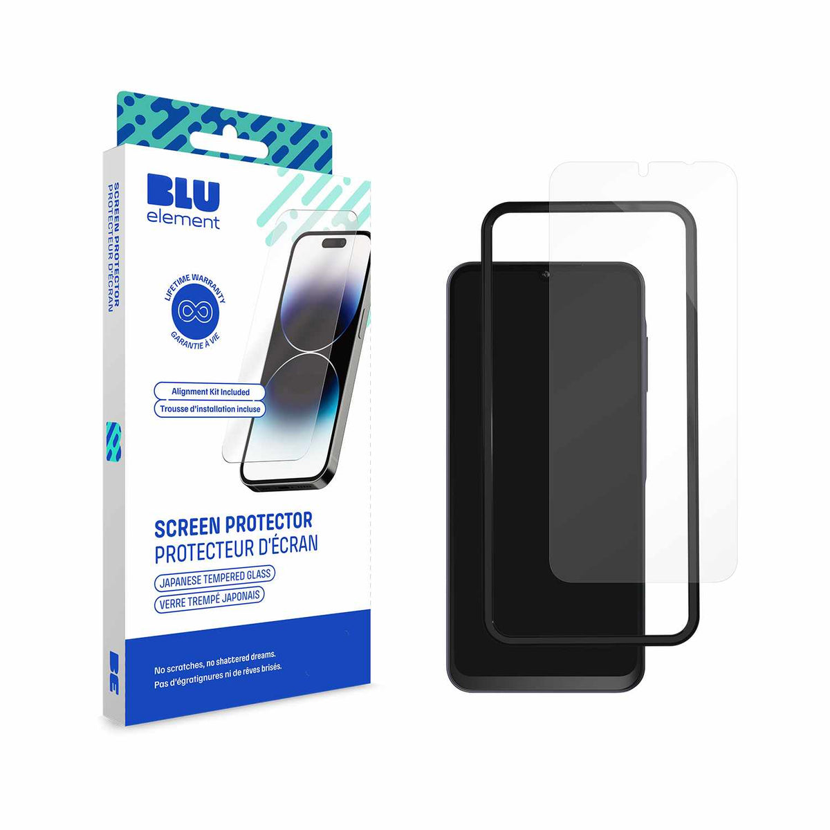 Blu Element Tempered Glass Screen Protector for Galaxy A17, Galaxy A16