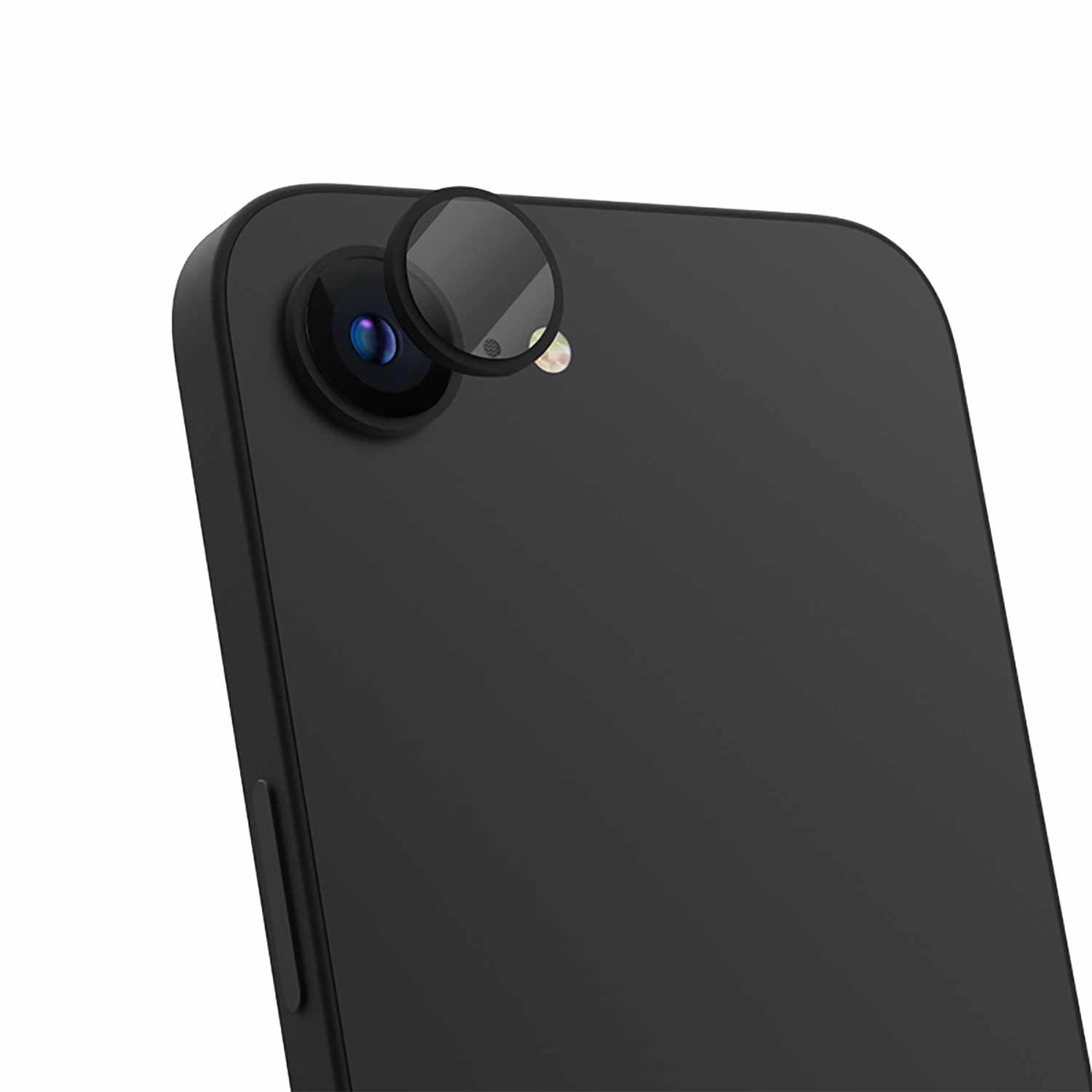 Blu Element Lens Protector for iPhone 16e, iPhone 17e Black