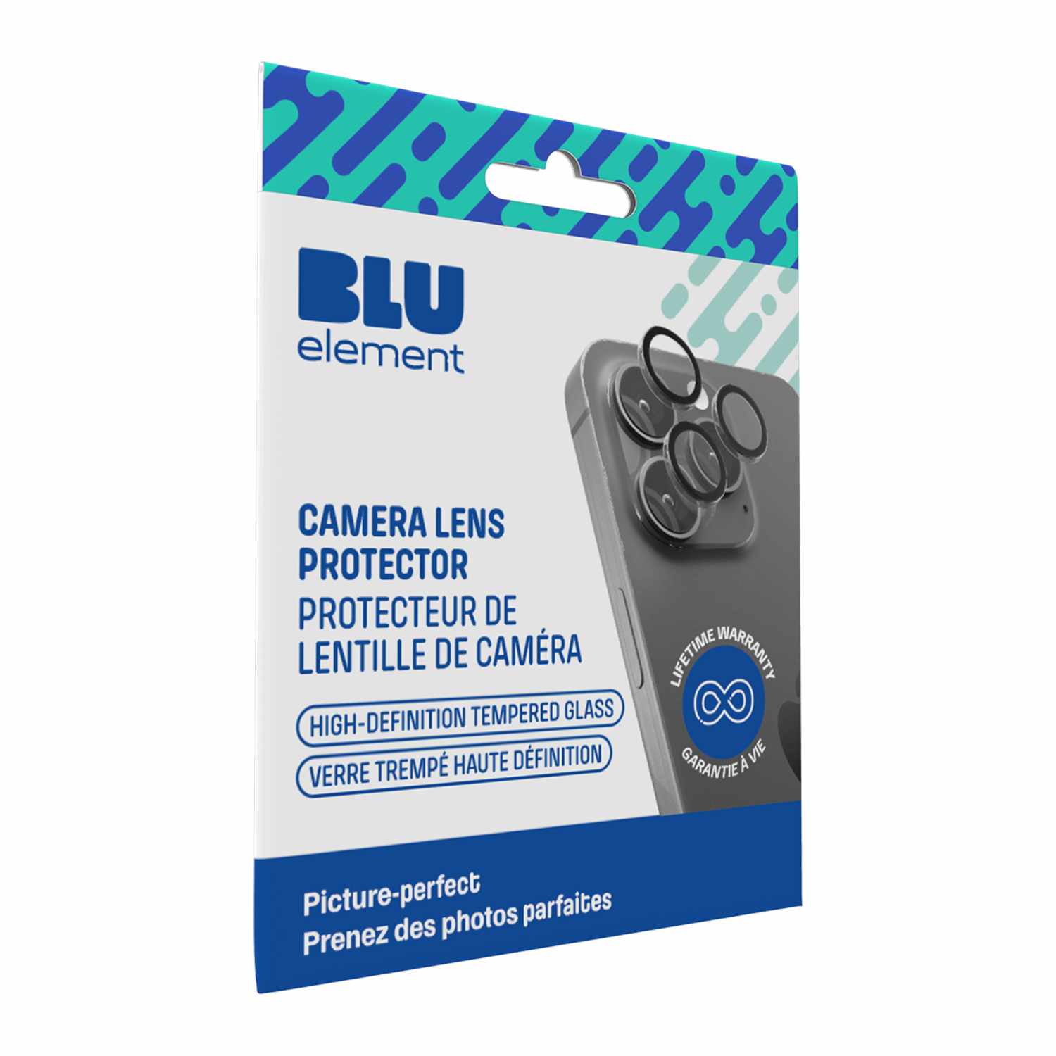 Blu Element Lens Protector for iPhone 16e, iPhone 17e Black