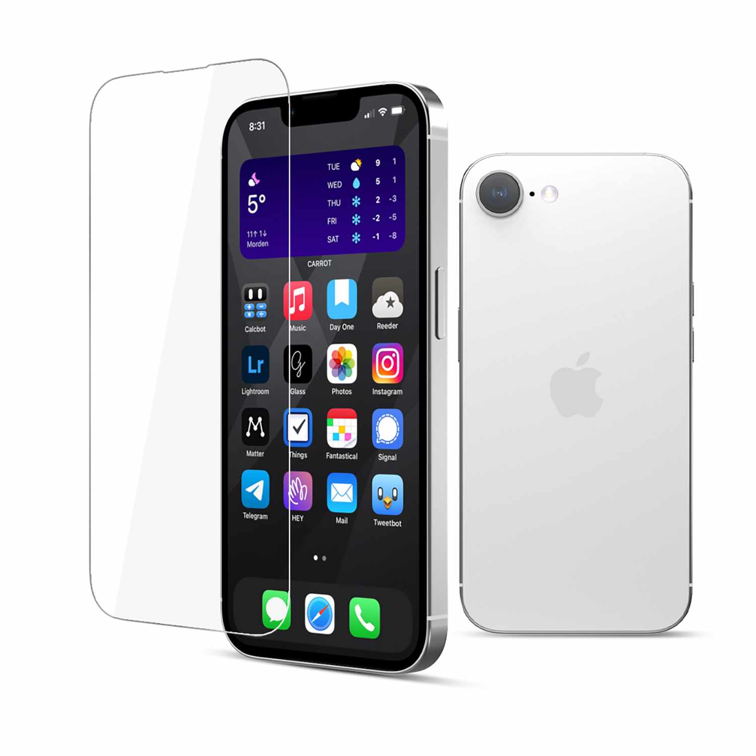 22 Cases Tempered Glass Screen Protector for iPhone 16e, iPhone 17e