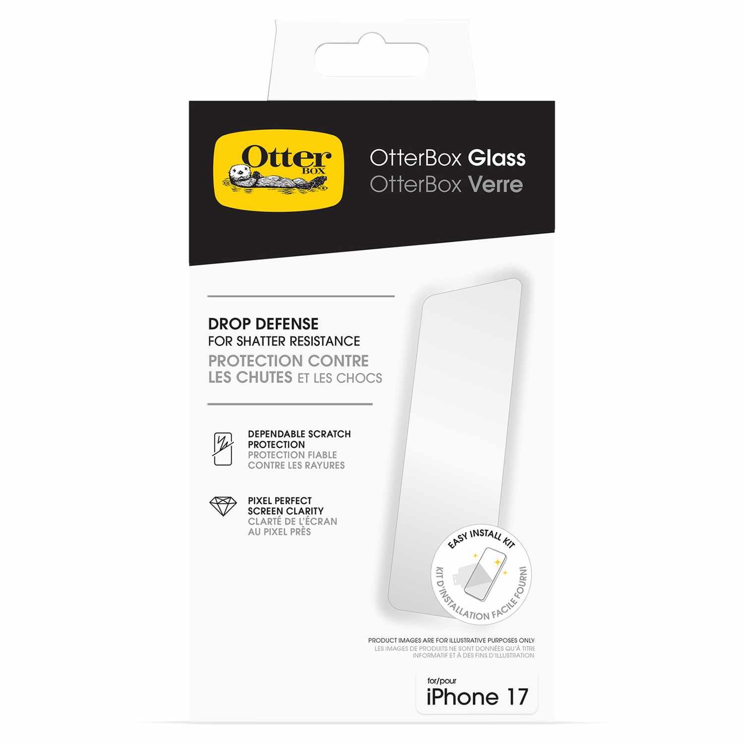 OtterBox Tempered Glass Screen Protector for iPhone 17