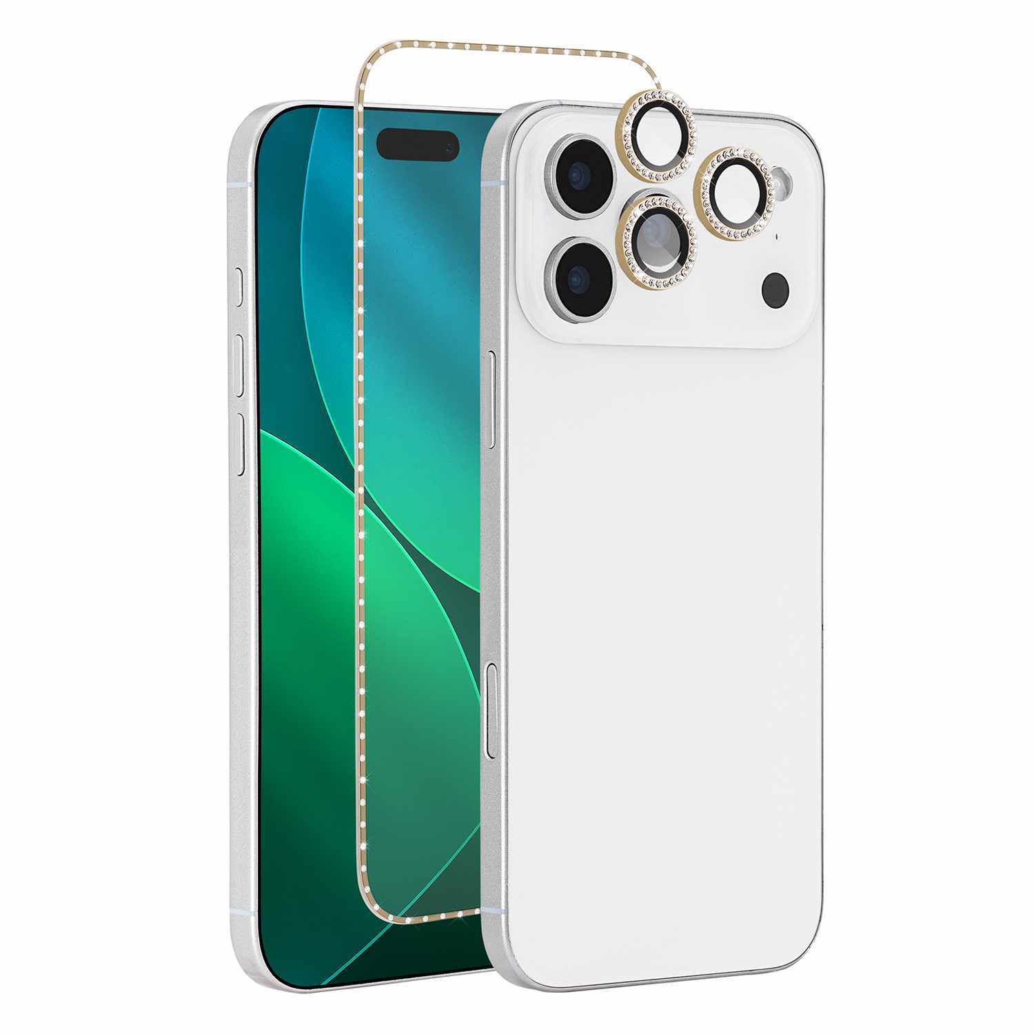 Kate Spade Tempered Glass Lens Protector for iPhone 17 Pro Max Gold