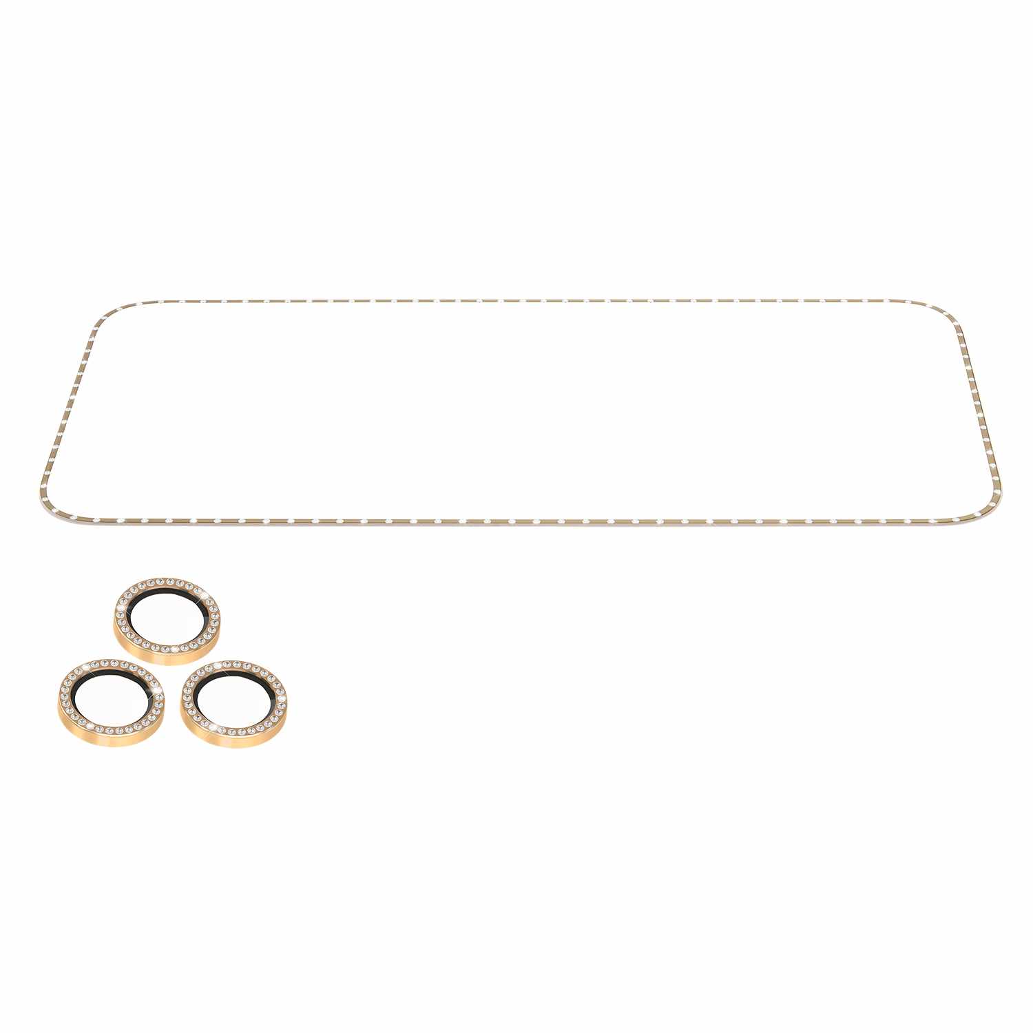 Kate Spade Tempered Glass Lens Protector for iPhone 17 Pro Max Gold