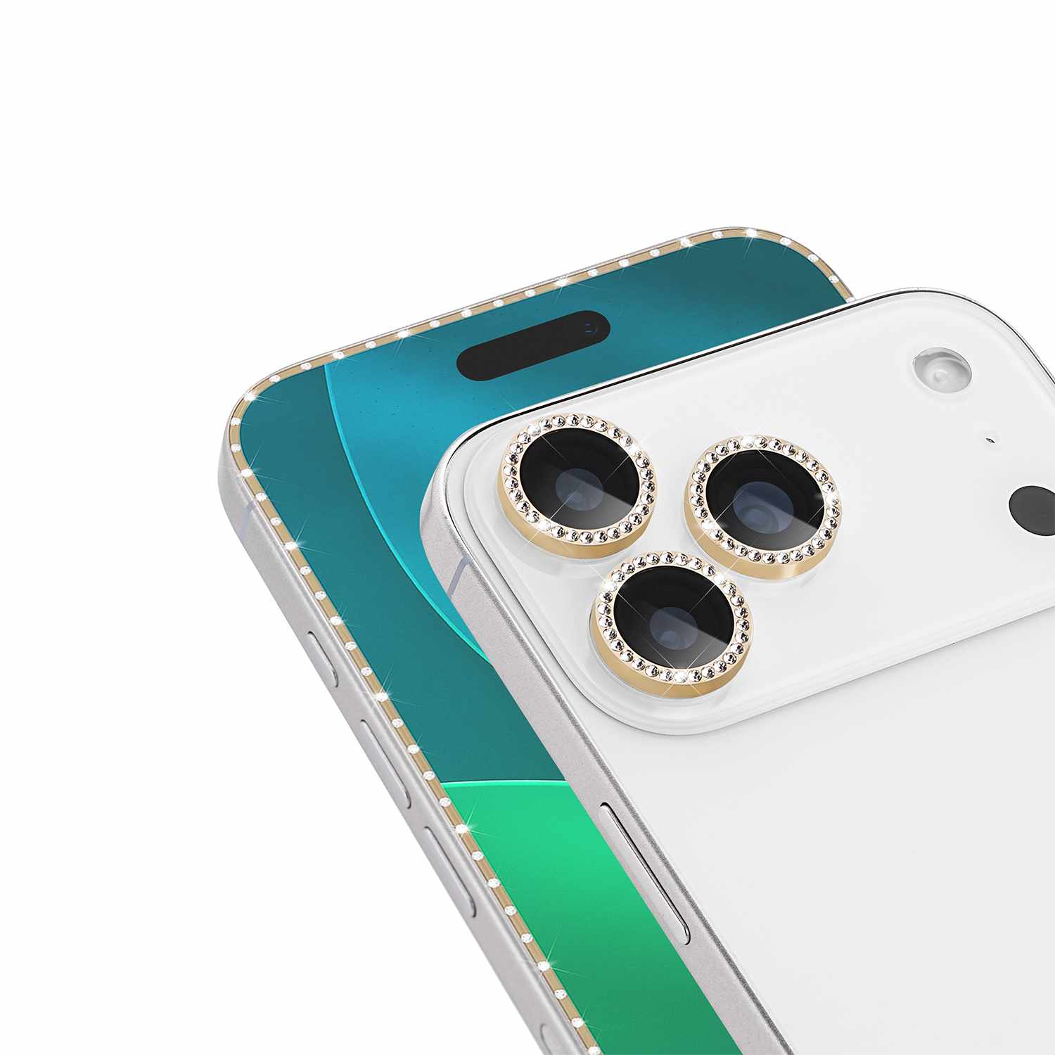 Kate Spade Tempered Glass Lens Protector for iPhone 17 Pro Max Gold