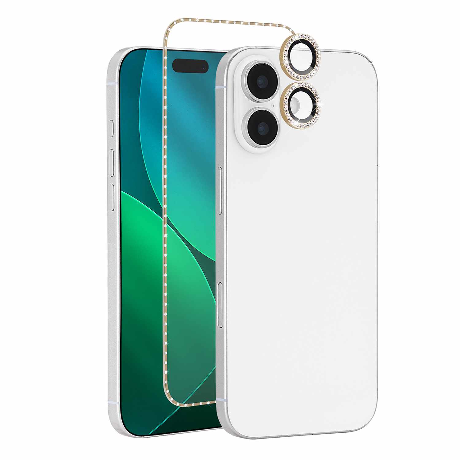 Kate Spade Tempered Glass Lens Protector for iPhone 17 Gold
