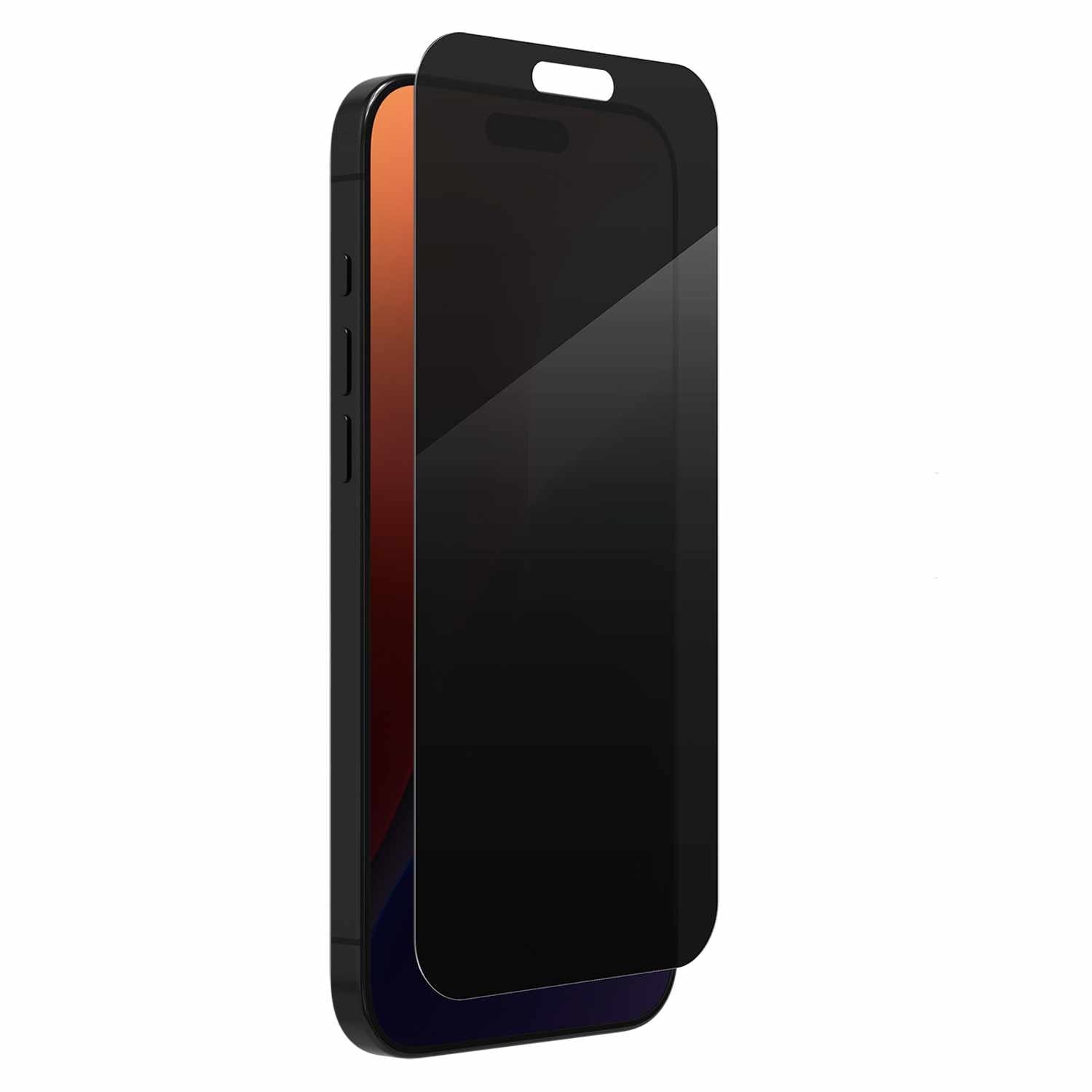 ZAGG InvisibleShield Glass Elite 4-Way Privacy Screen Protector for iPhone 16 Pro Max