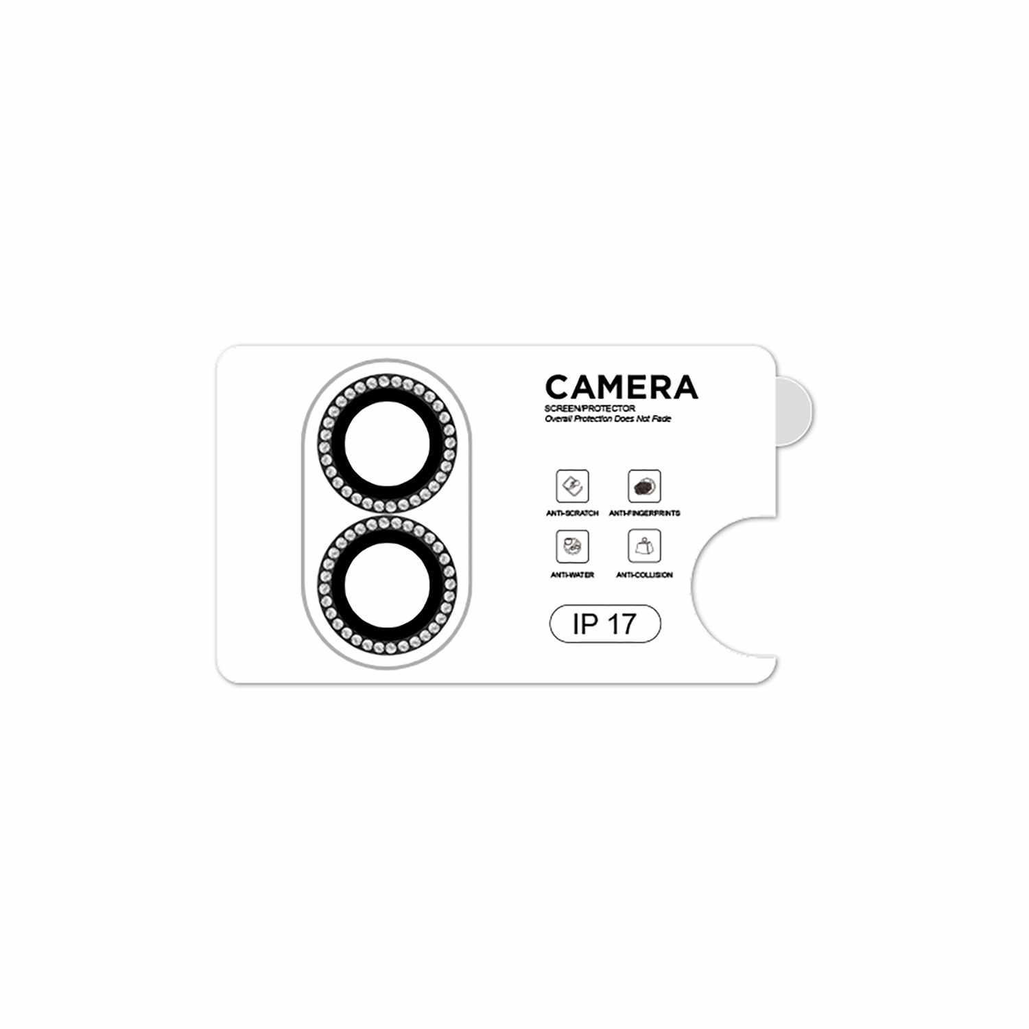 Blu Element Lens Protector for iPhone 17 Black
