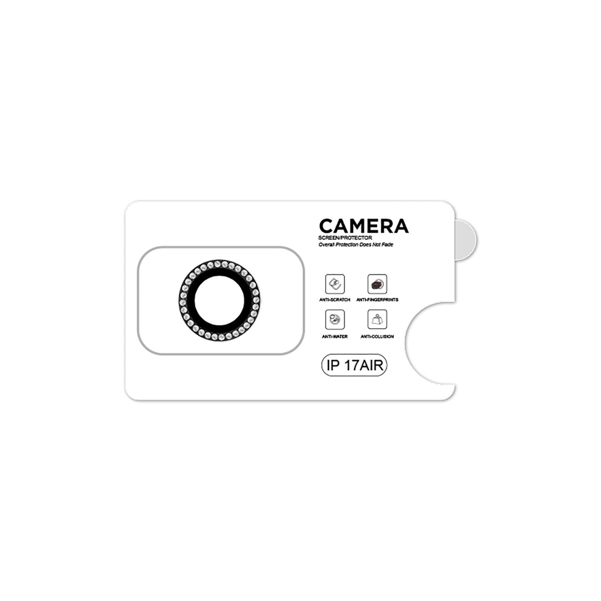 Blu Element Lens Protector for iPhone Air Black