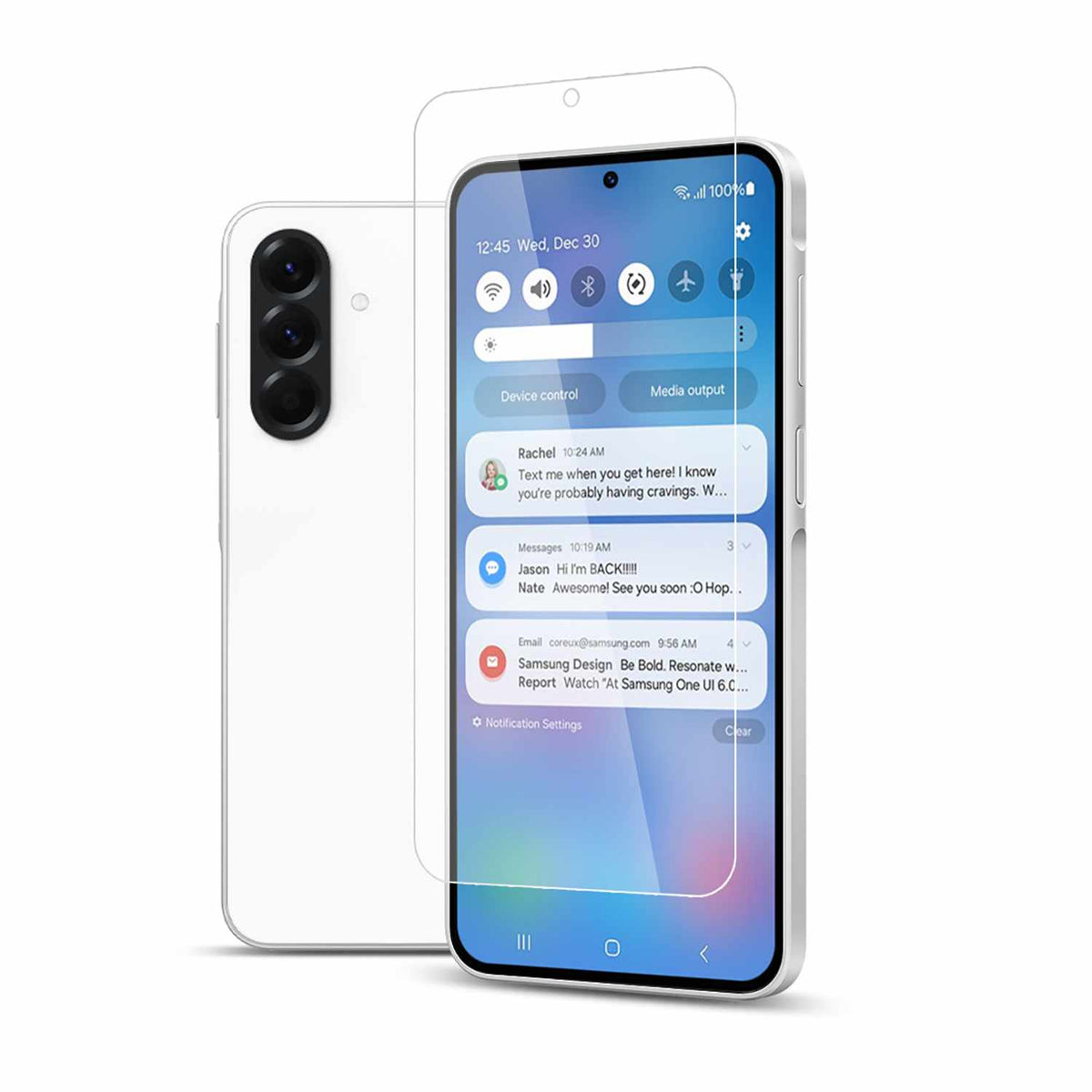 22 Cases Tempered Glass Screen Protector for Galaxy A57, Galaxy A37