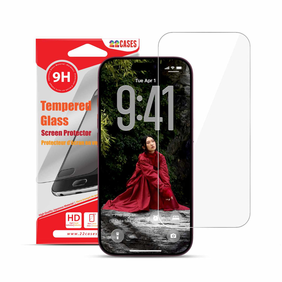 22 Cases Tempered Glass Screen Protector for iPhone 18 Pro