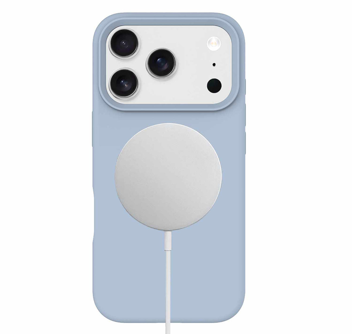 Blu Element Silicone MagSafe Case Pastel Blue for iPhone 17 Pro Max