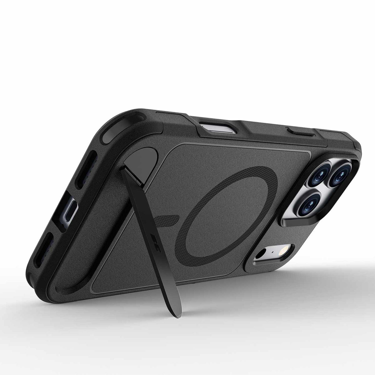 Blu Element Armour Ultra MagSafe with Kickstand Case Black for iPhone 17 Pro Max