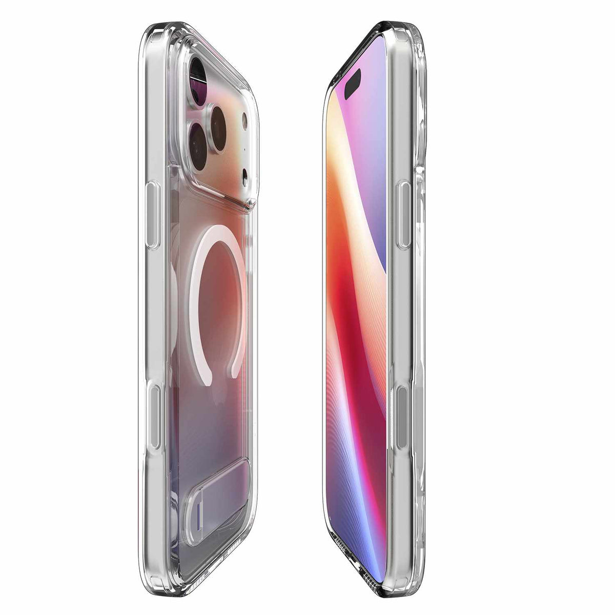 Spigen Slim Armor Essential S MagFit Case Clear White for iPhone 17 Pro