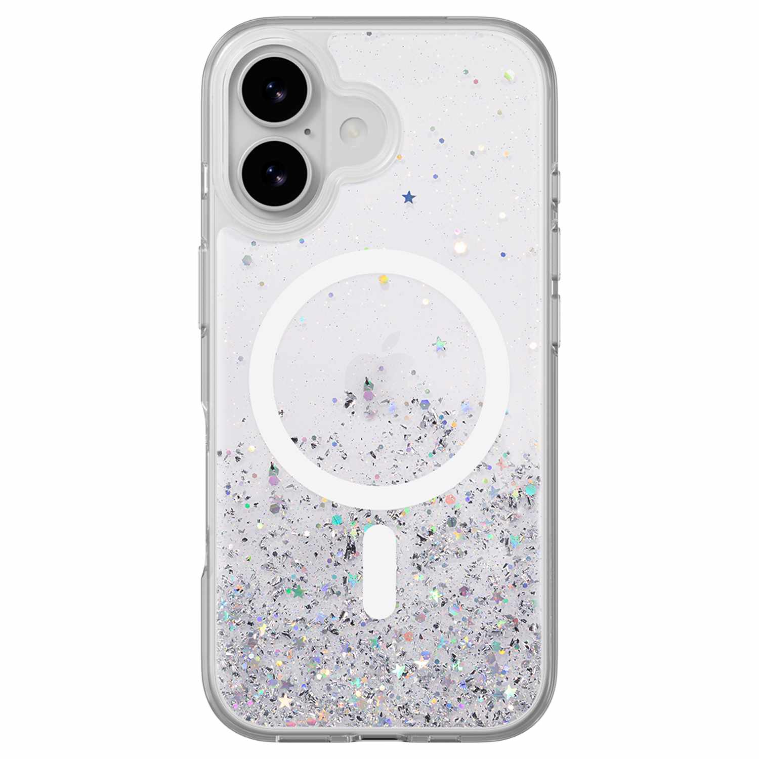 SwitchEasy Starfield 3D MagSafe Case Transparent Clear for iPhone 17