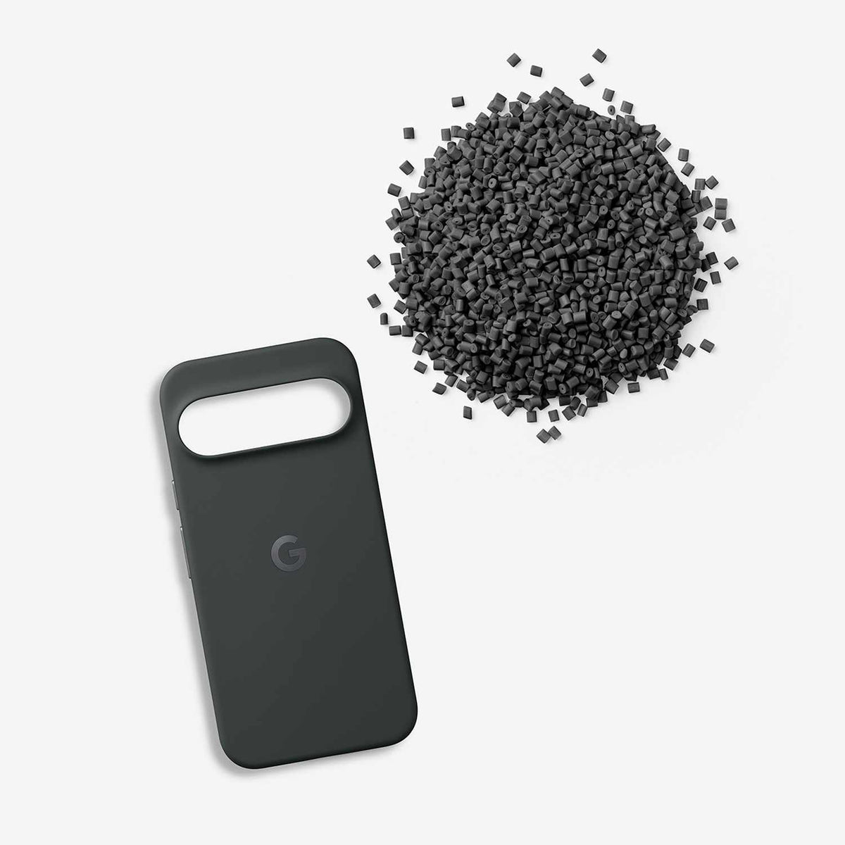 Google Pixelsnap Silicone Case with Magnets Obsidian for Pixel 10, Pixel 10 Pro