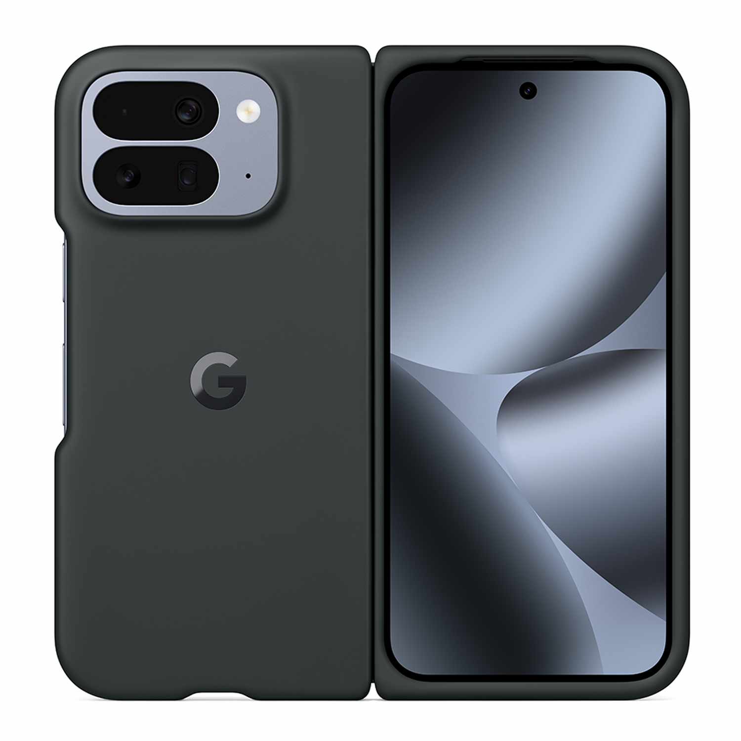 Google Pixelsnap Silicone Case w/Magnets Obsidian for Google Pixel 10 Pro Fold