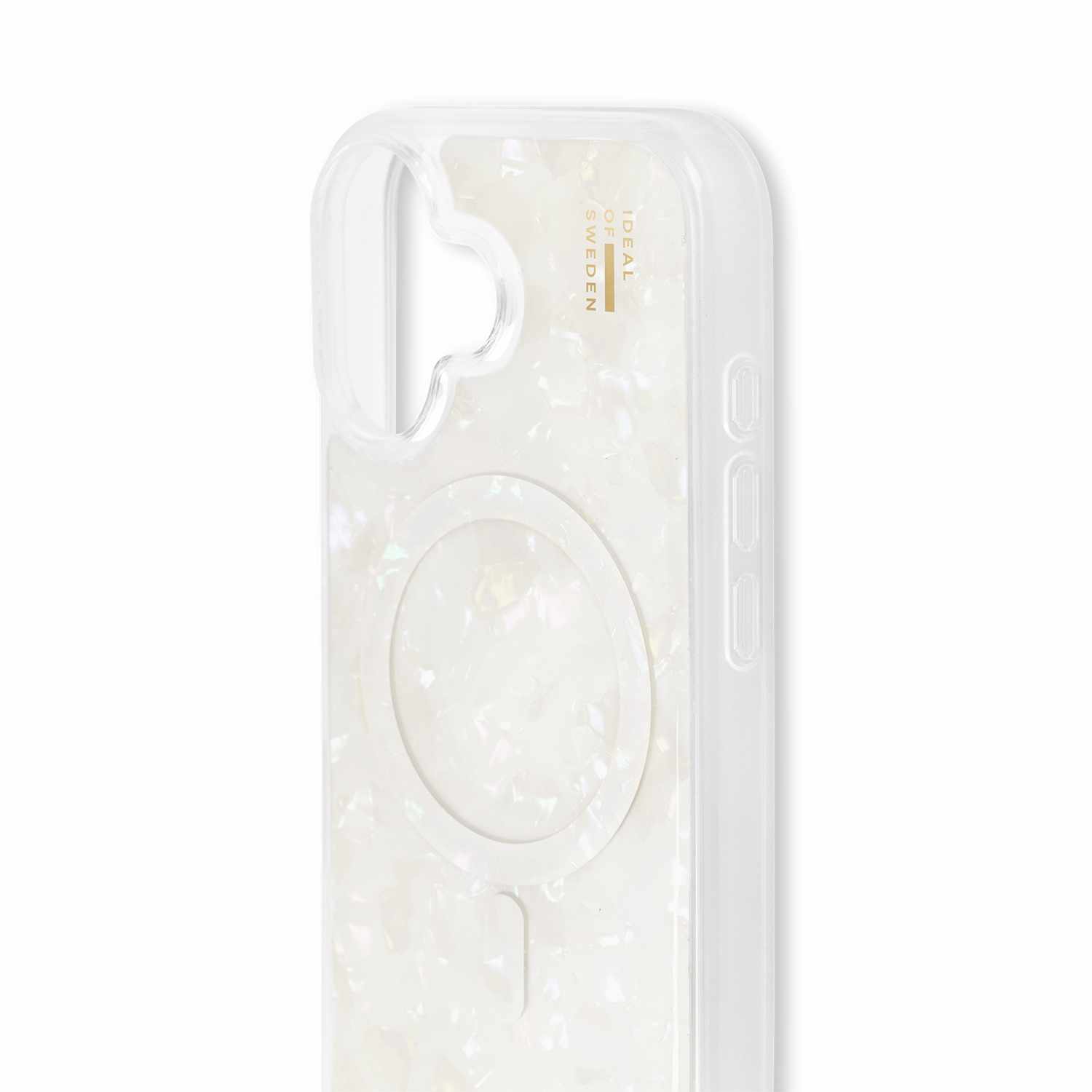Ideal of Sweden Pearlised MagSafe Case White for iPhone 17