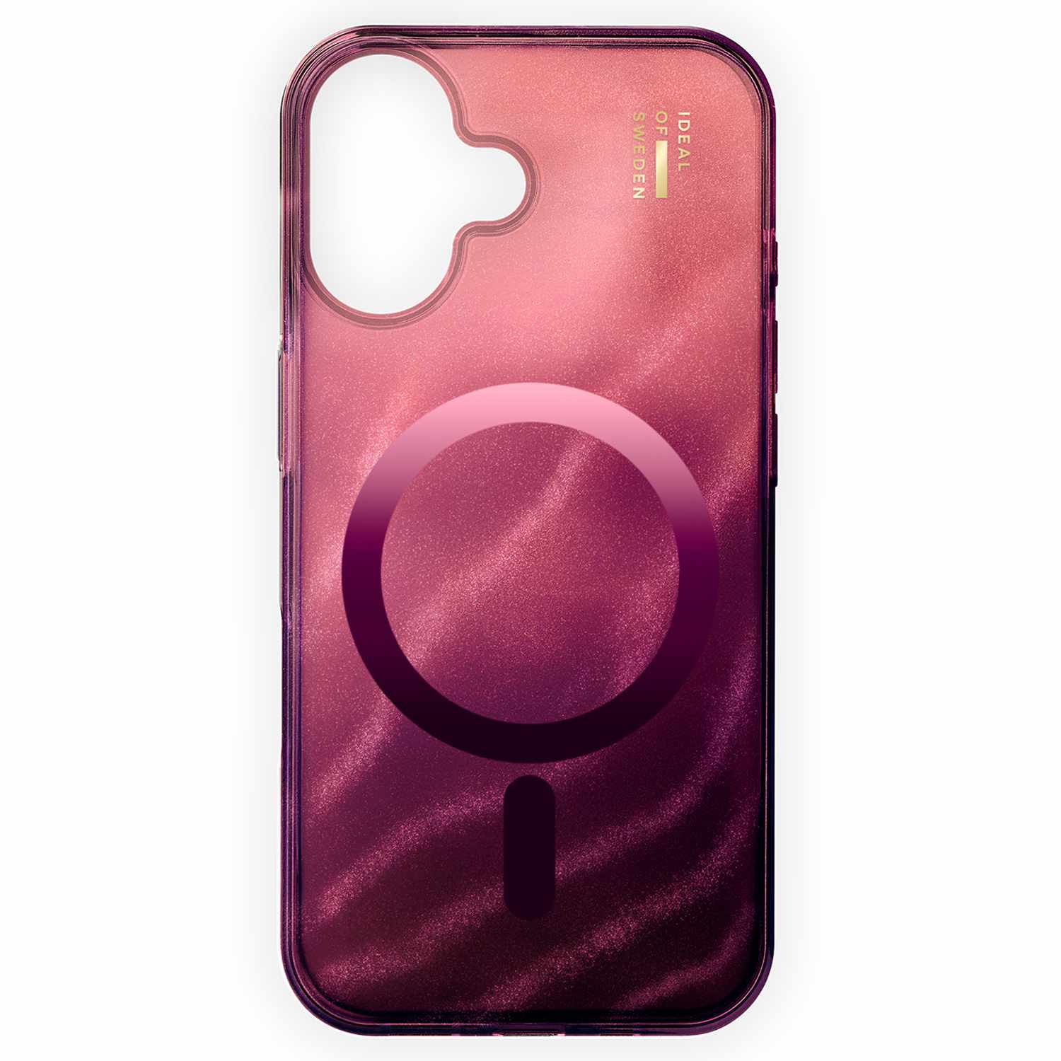 Ideal of Sweden Glitter Glow MagSafe Case Cherry Lacquer Multi-Color for iPhone 17