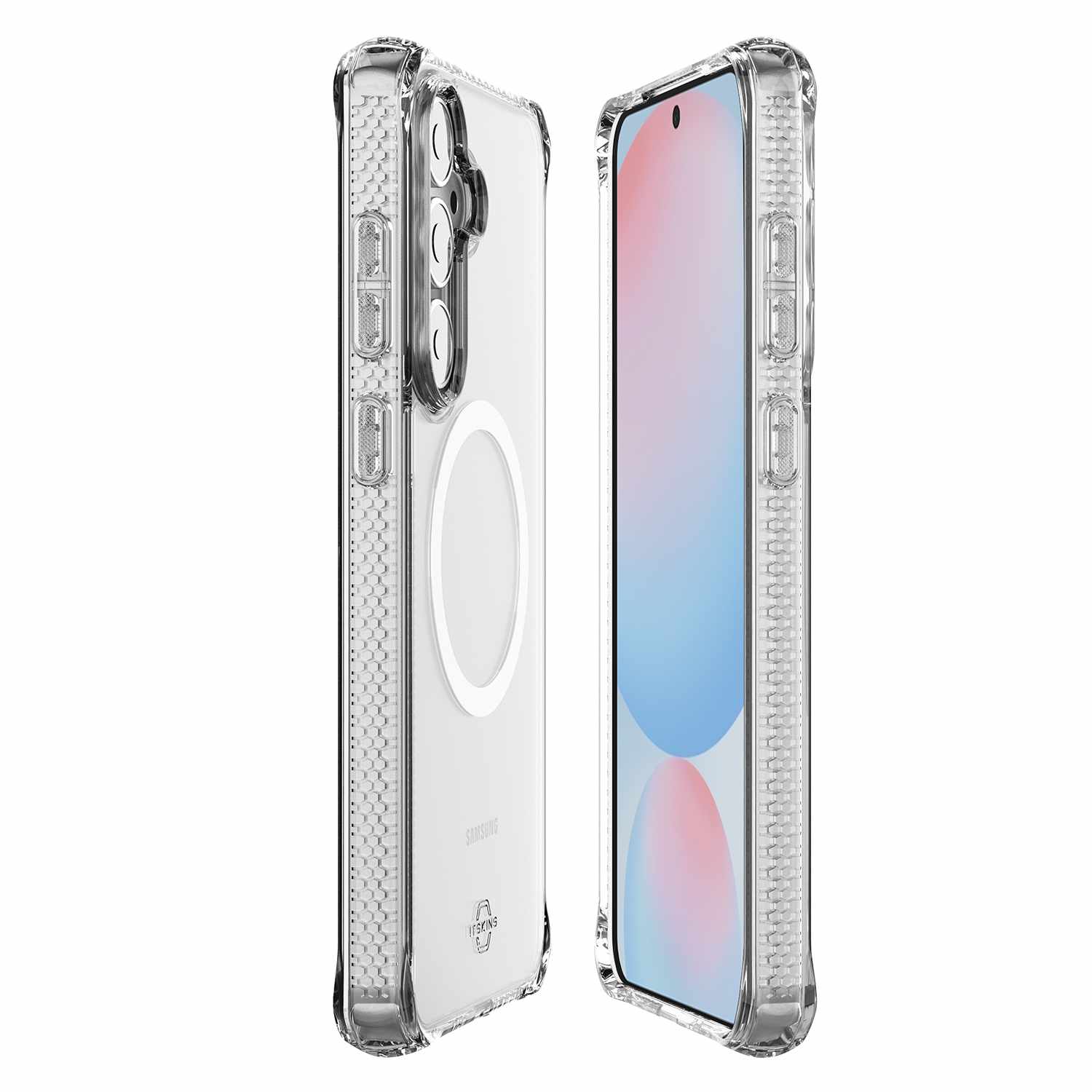 ITSKINS Hybrid_R Case with Magnets Clear for Galaxy S25 FE