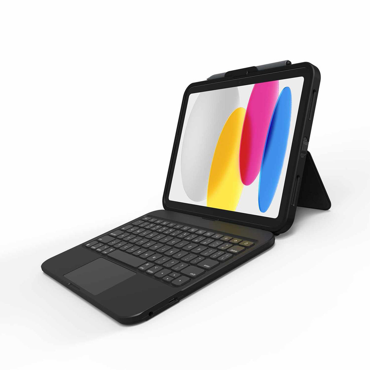 ZAGG Tough Keys Keyboard and Case Black for iPad Air 11 (M4) 2026/11 2025 (7th Gen)/2024 (6th Gen)
