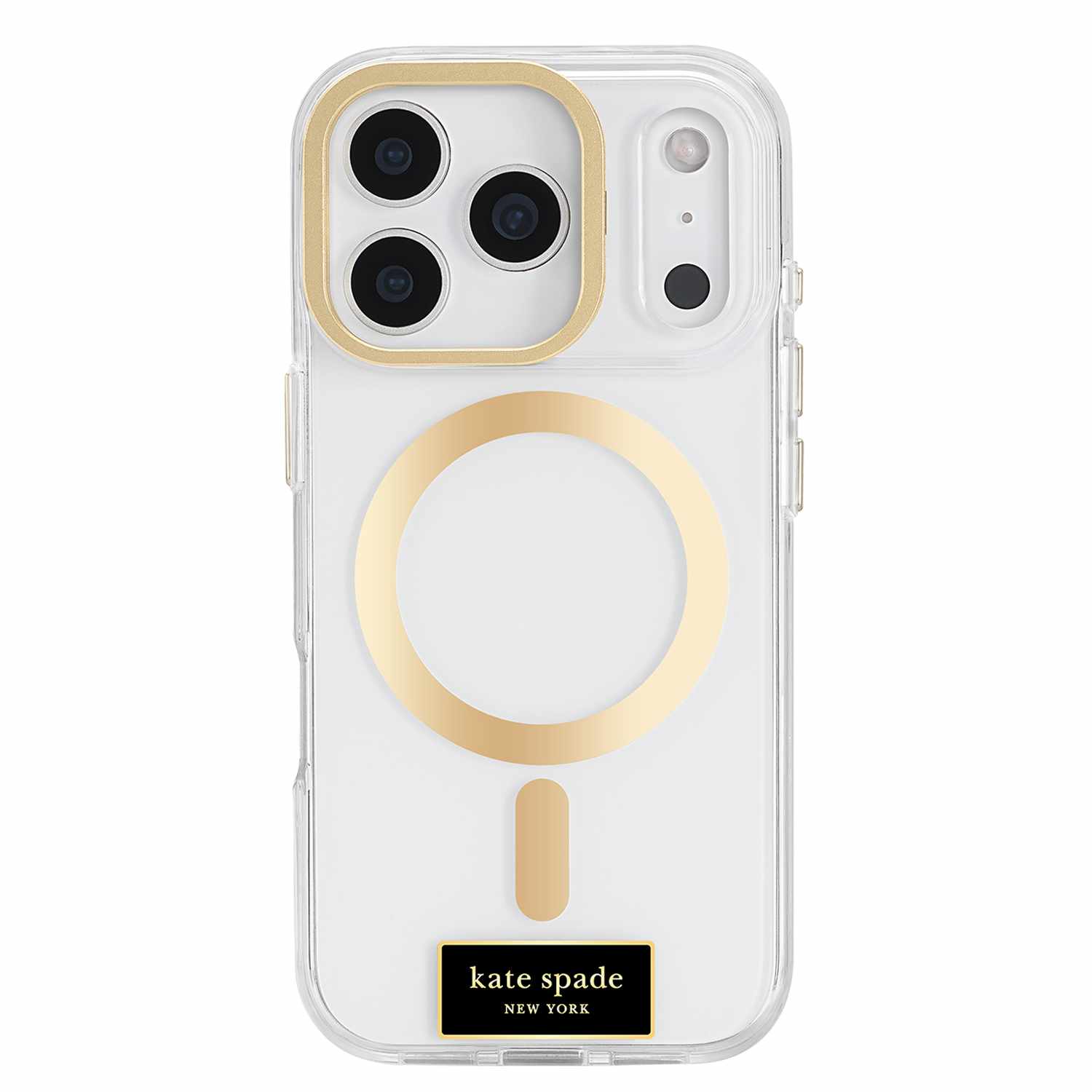 Kate Spade Protective MagSafe Case with Stand Icon Clear for iPhone 17 Pro