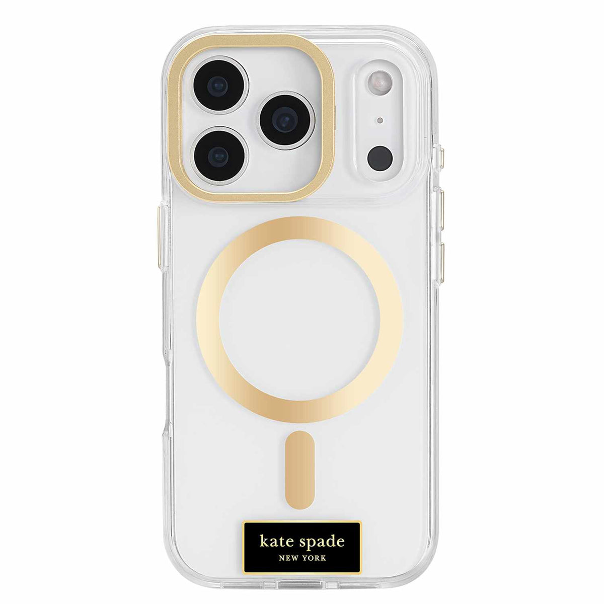 Kate Spade Protective MagSafe Case with Stand Icon Clear for iPhone 17 Pro