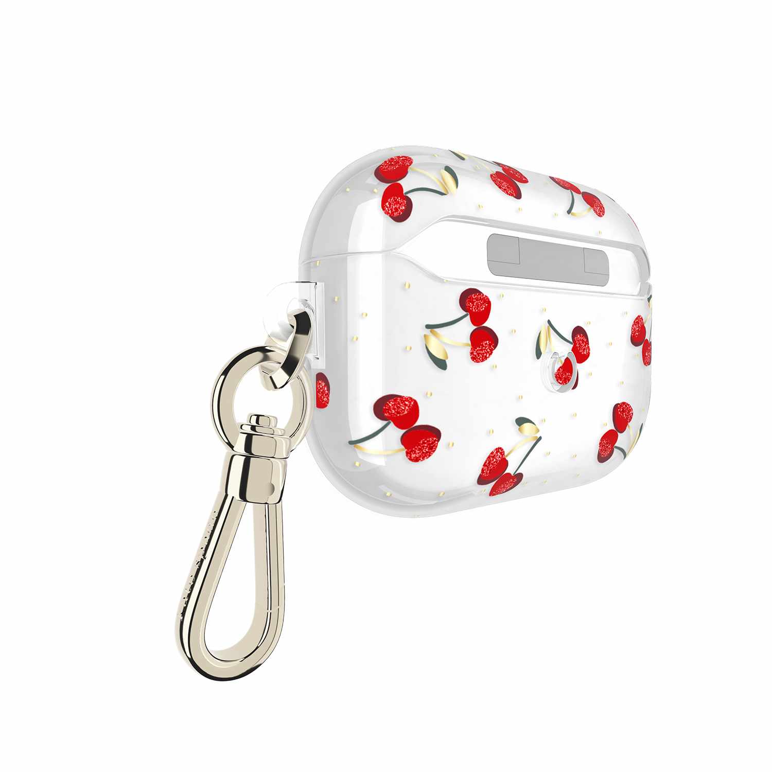 Kate Spade Protective Case with Gold Ring Clip Cherry Dot