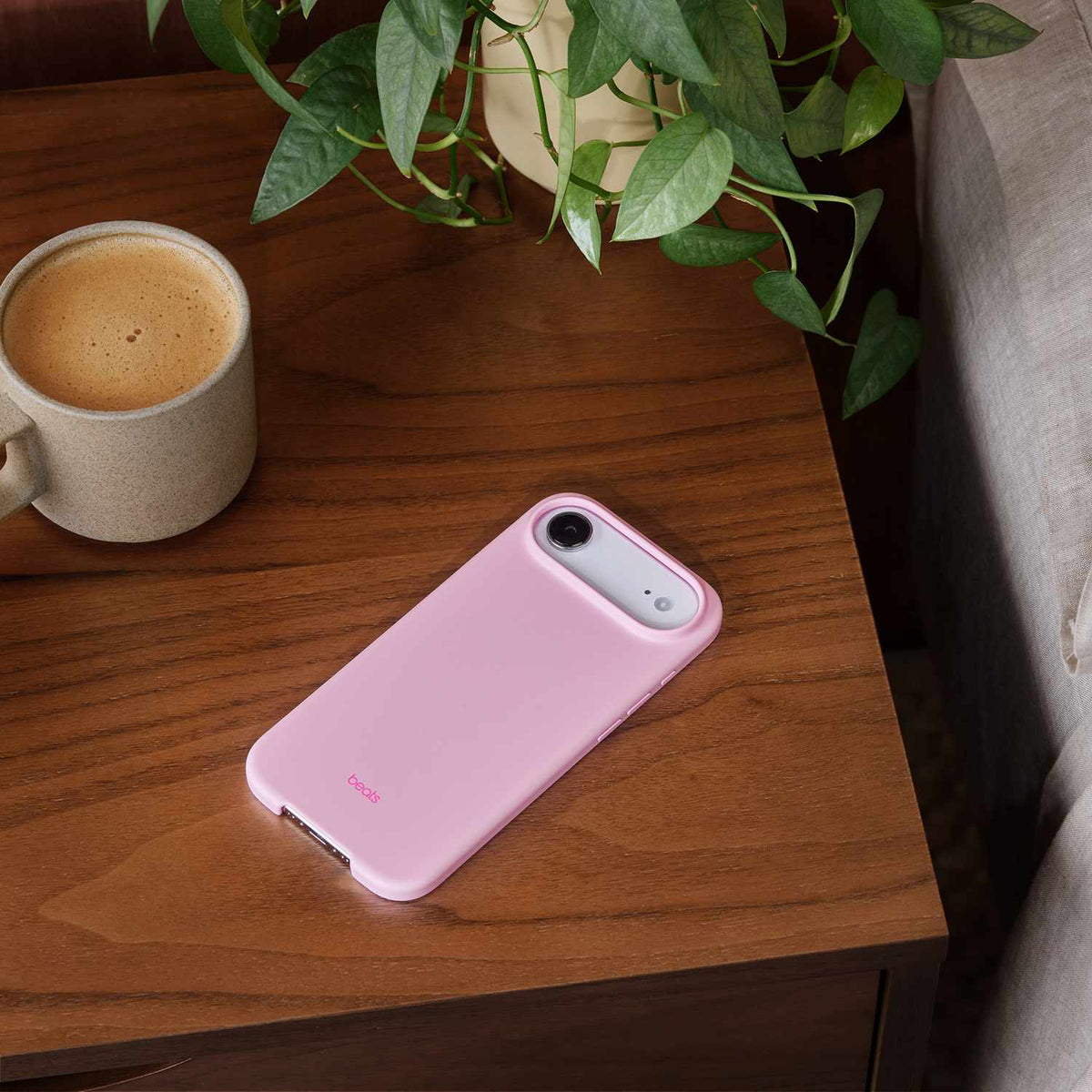 Beats by Dre Case with MagSafe and Camera Control Pebble Pink for iPhone Air