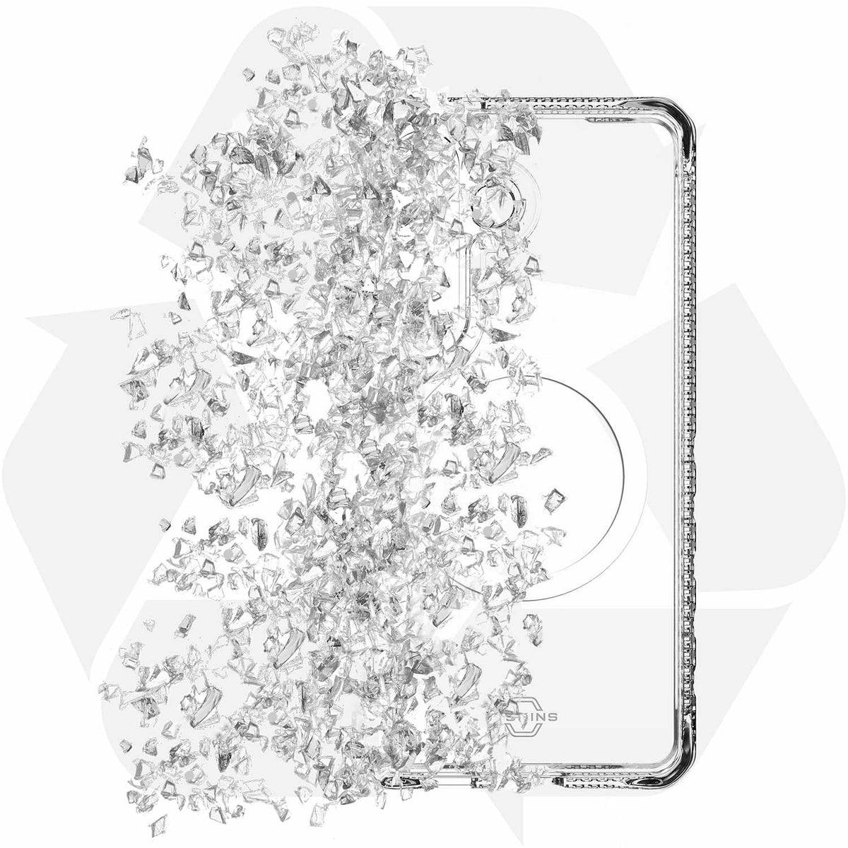 ITSKINS Hybrid_R Case with Magnets Clear for Galaxy S26