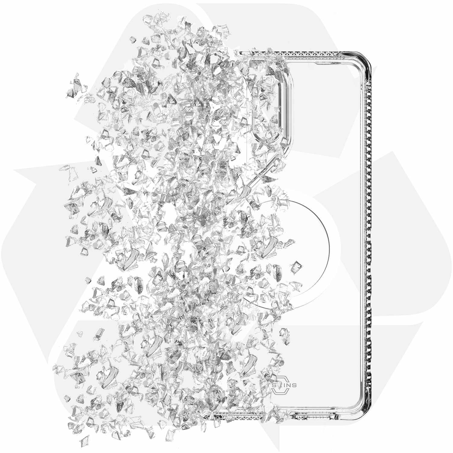 ITSKINS Hybrid_R Case with Magnets Clear for Galaxy S26 Ultra