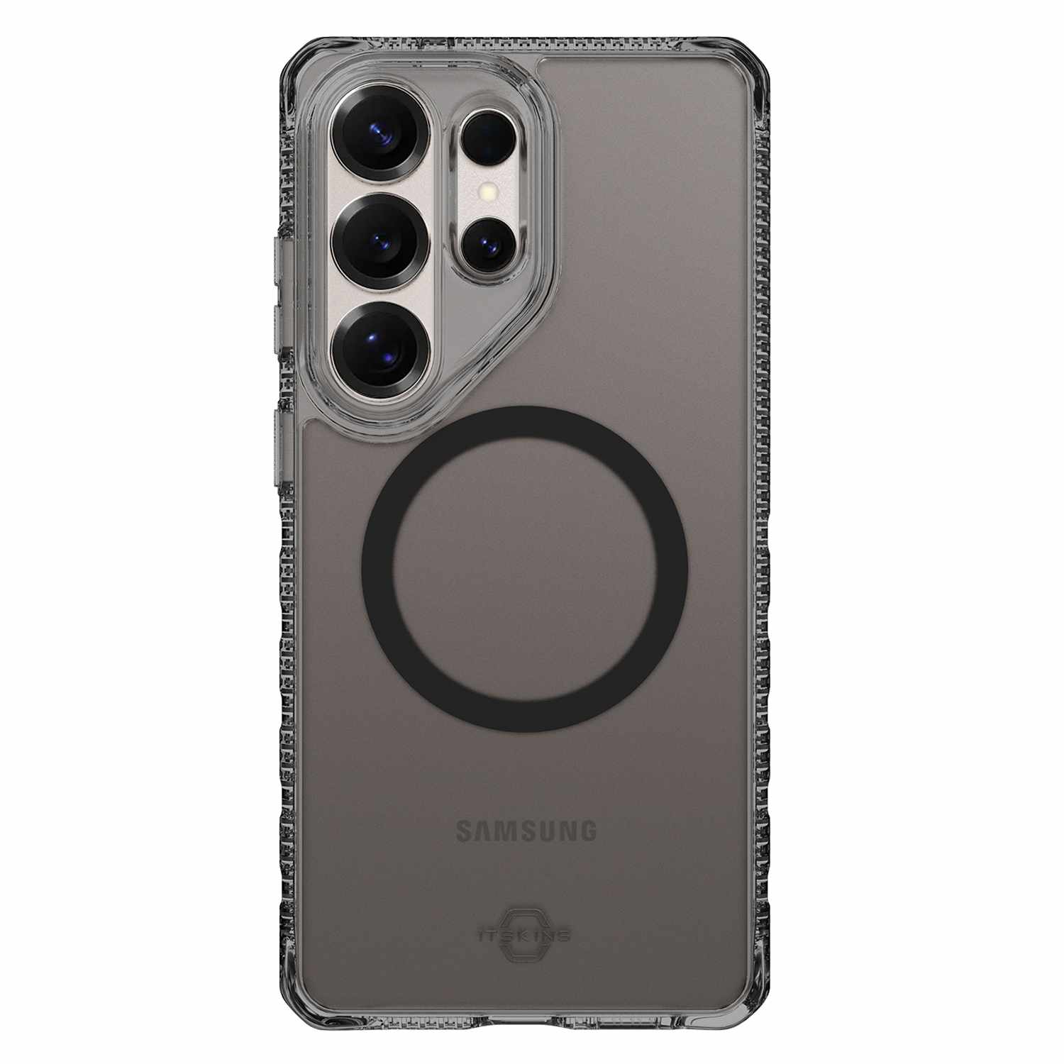 ITSKINS Hybrid_R Vapor Case with Magnets Smoke for Galaxy S26 Ultra