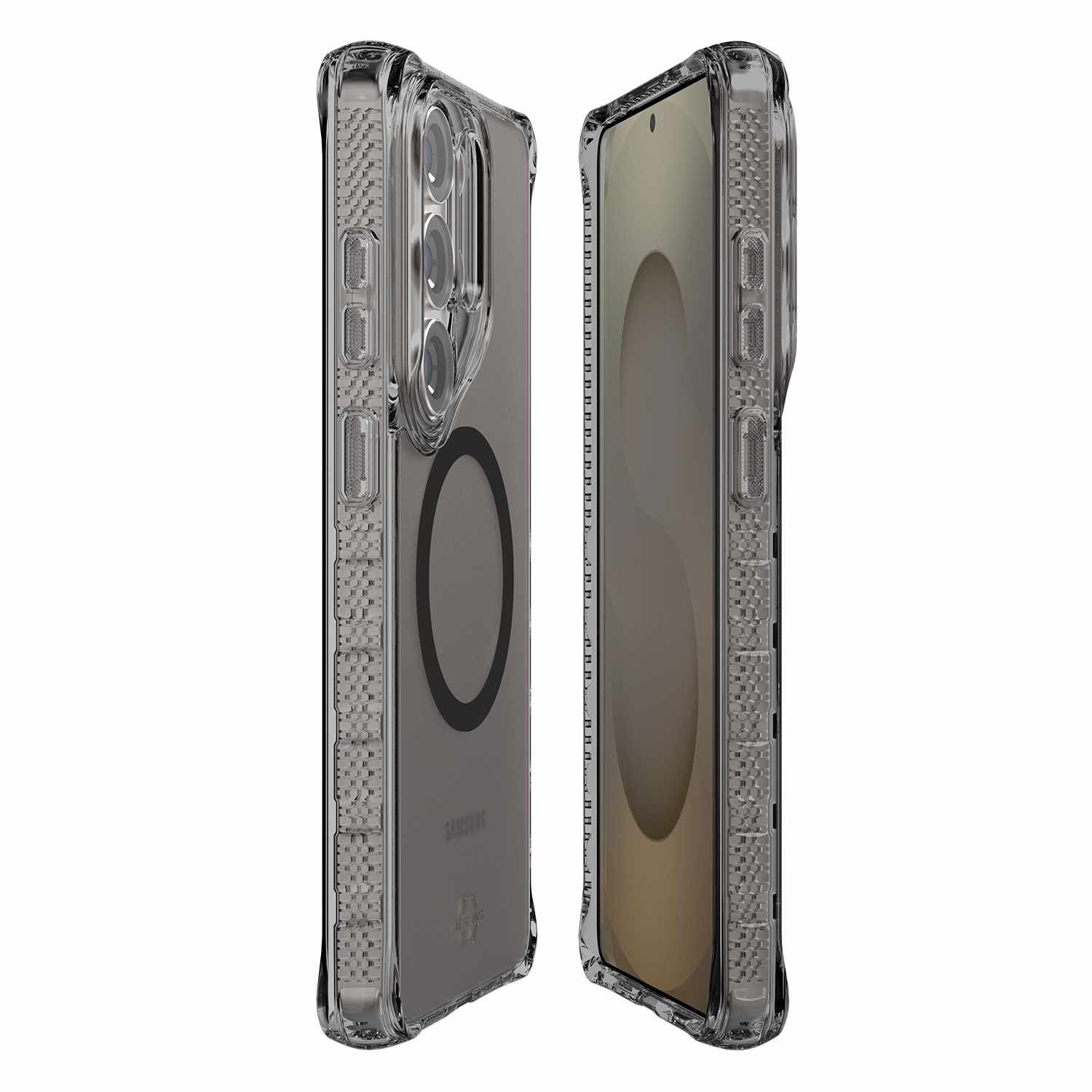 ITSKINS Hybrid_R Vapor Case with Magnets Smoke for Galaxy S26 Ultra