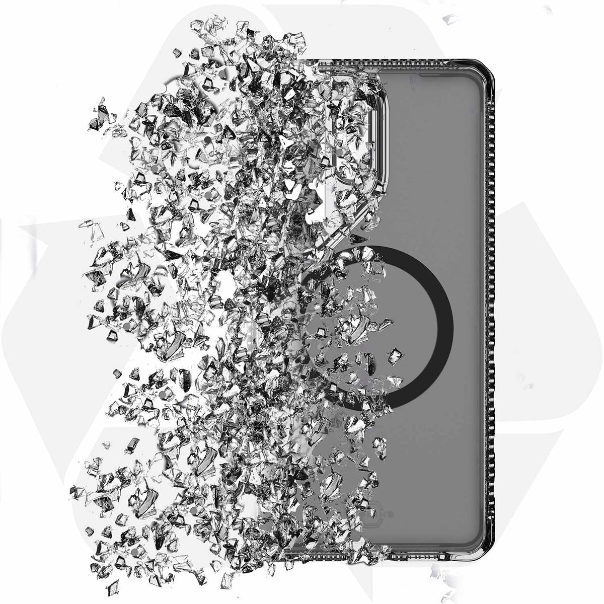ITSKINS Hybrid_R Vapor Case with Magnets Smoke for Galaxy S26 Ultra