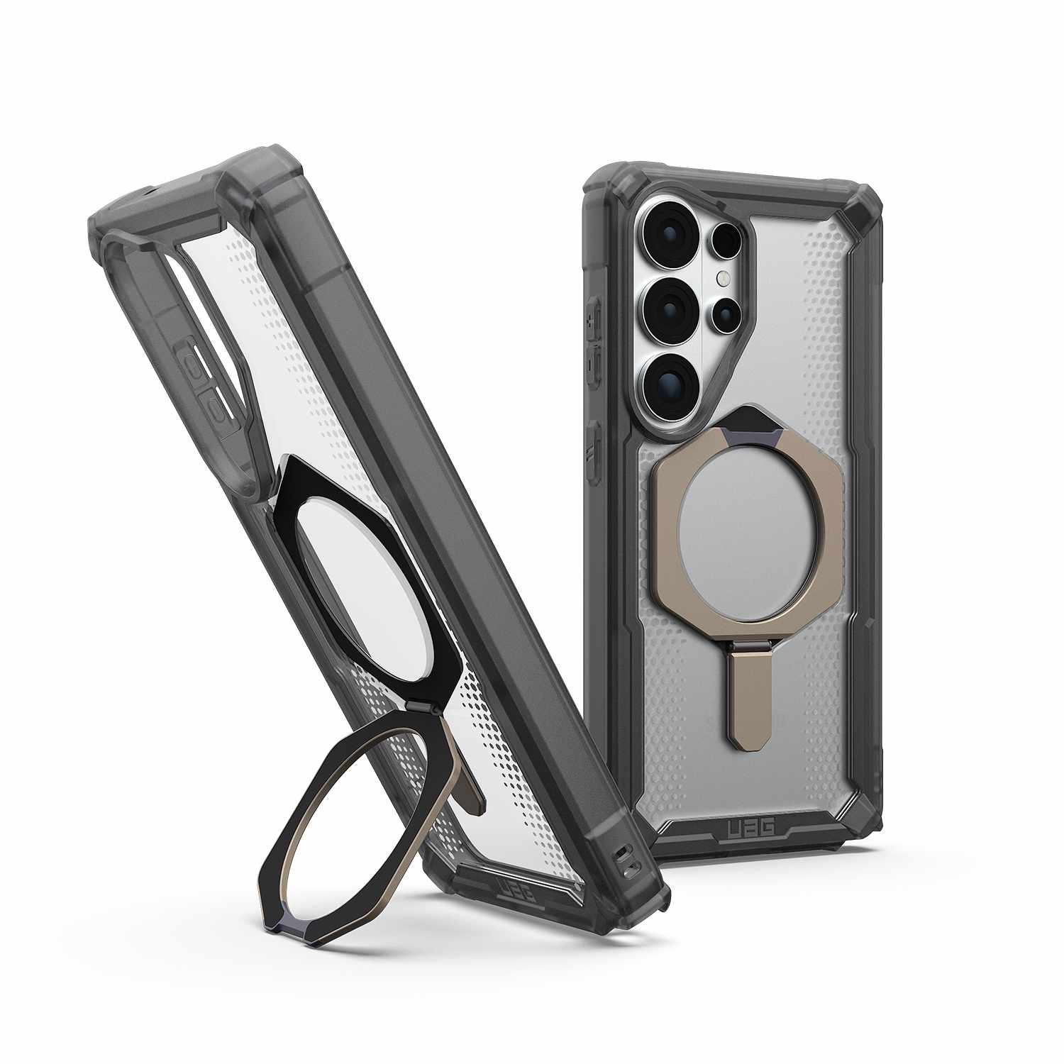 UAG Plasma XTE Rugged Kickstand Case with Magnets Ash/Titanium for Galaxy S26 Ultra