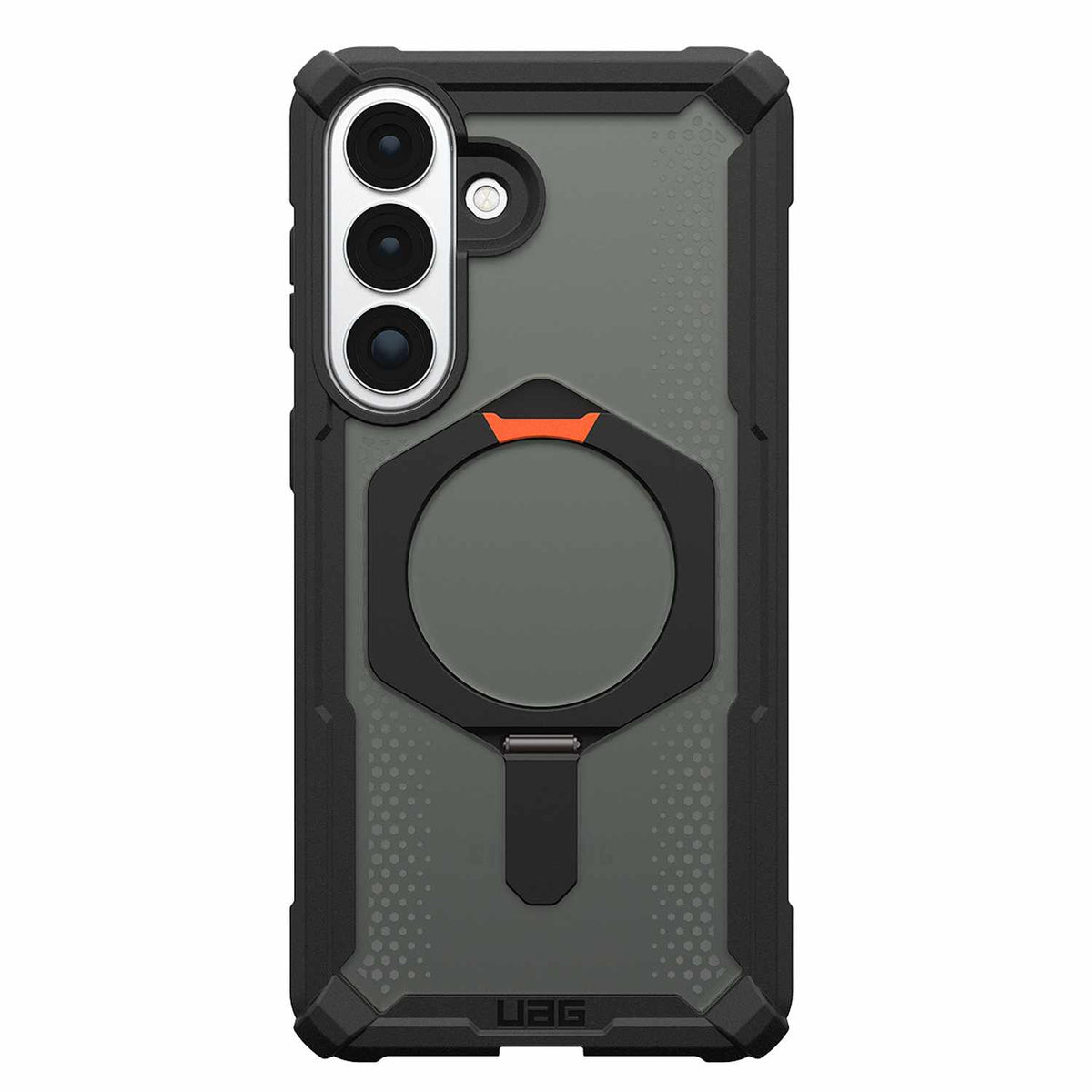 UAG Plasma XTE Rugged Kickstand Case with Magnets Black/Orange for Galaxy S26+