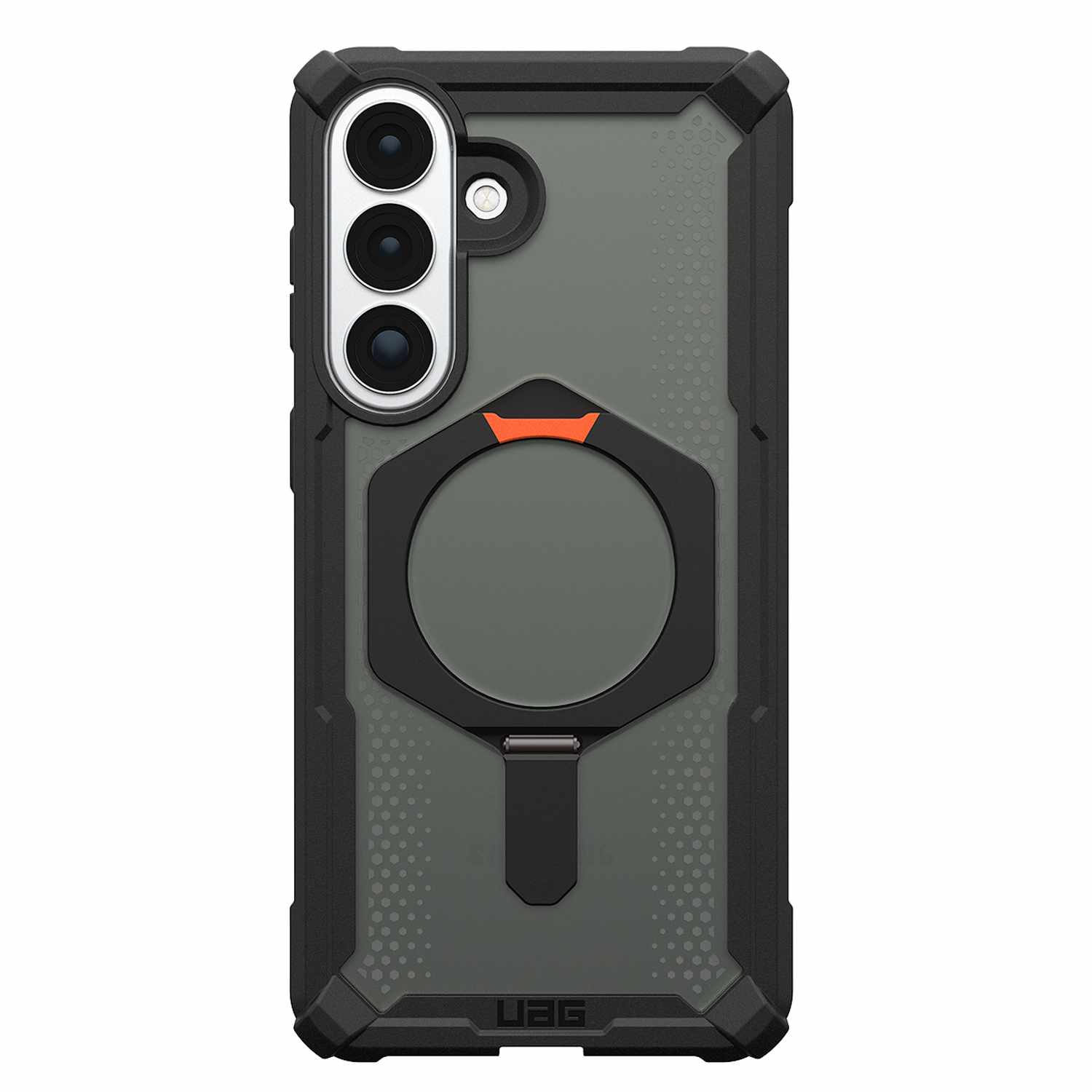 UAG Plasma XTE Rugged Kickstand Case with Magnets Black/Orange for Galaxy S26+