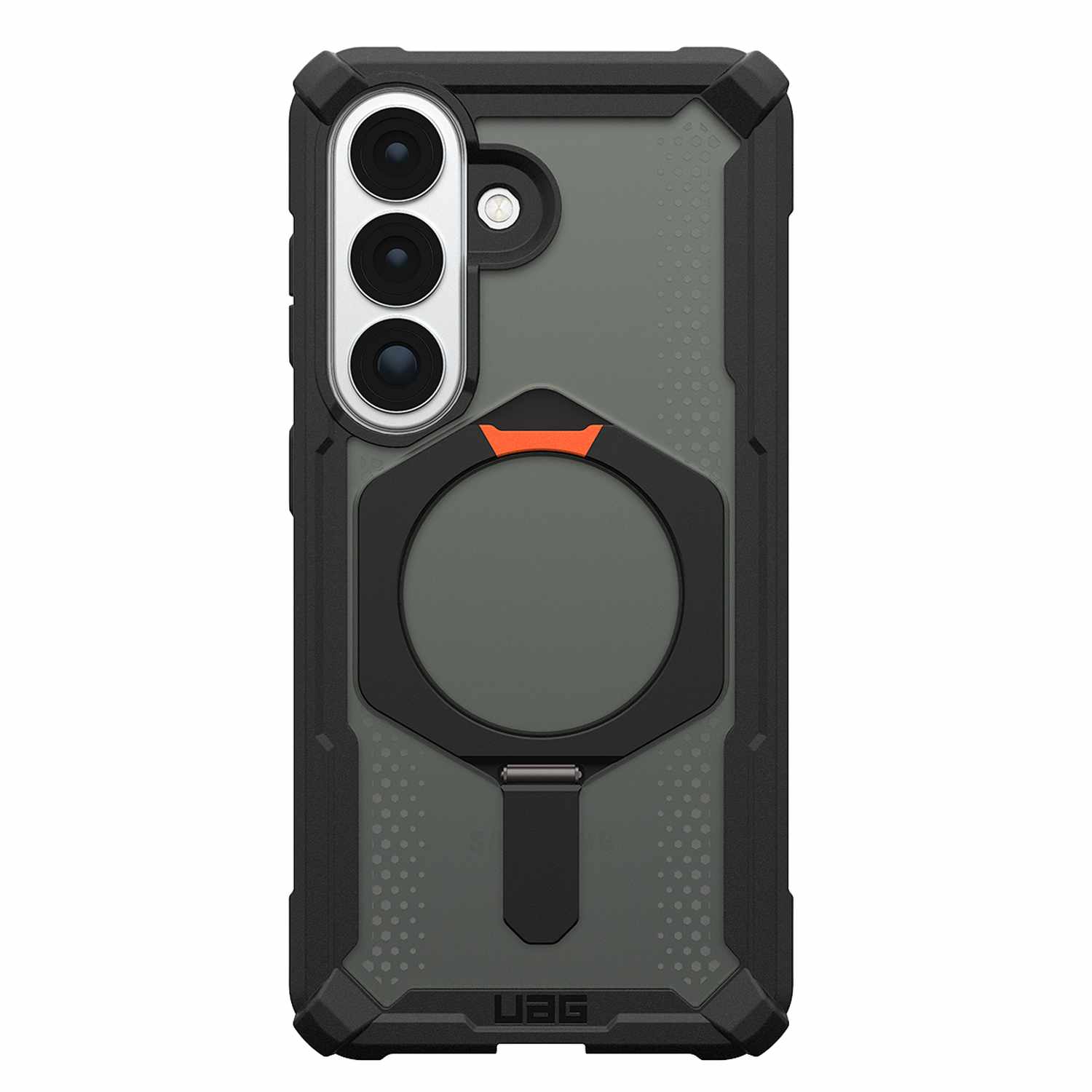 UAG Plasma XTE Rugged Kickstand Case with Magnets Black/Orange for Galaxy S26