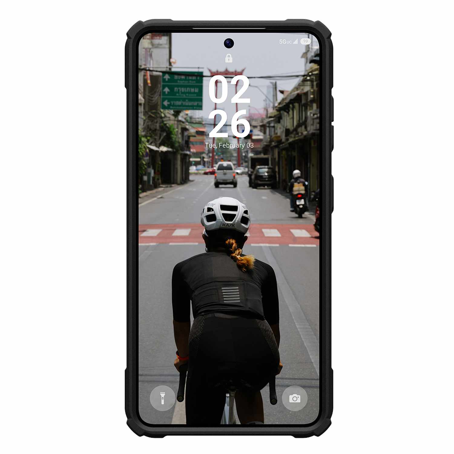 UAG Plasma XTE Rugged Kickstand Case with Magnets Black/Orange for Galaxy S26