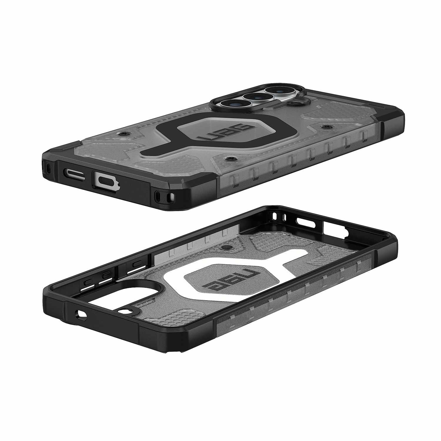 UAG Pathfinder Rugged Case Clear with Magnets Ash/Black for Galaxy S26+