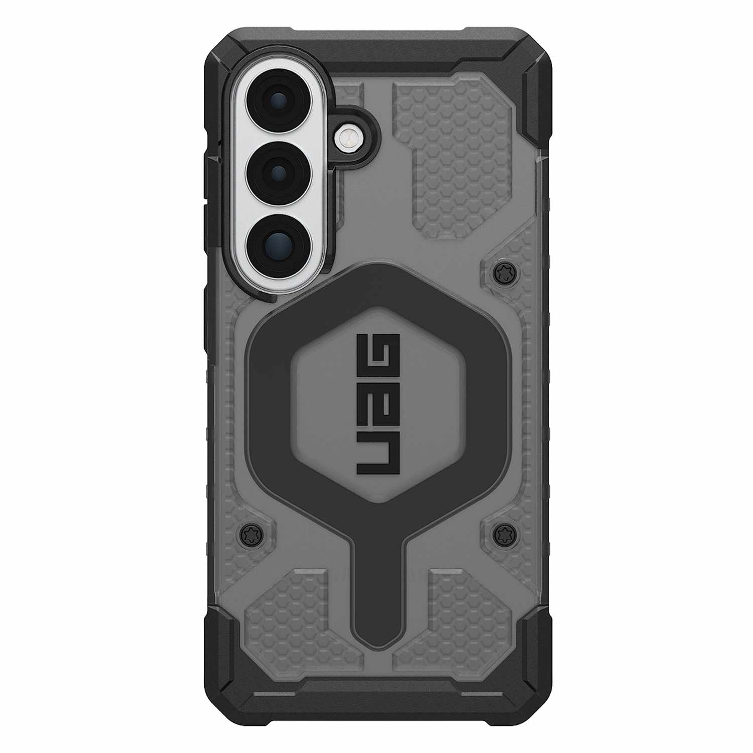 UAG Pathfinder Rugged Case Clear with Magnets Ash/Black for Galaxy S26