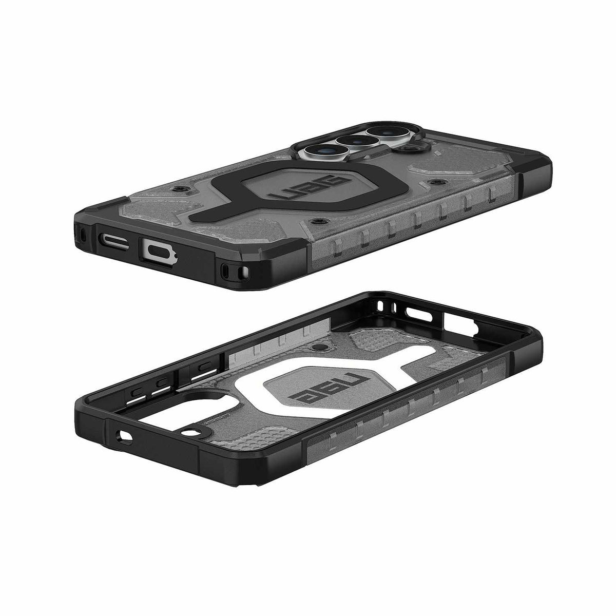 UAG Pathfinder Rugged Case Clear with Magnets Ash/Black for Galaxy S26
