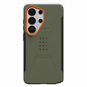 UAG Civilian Rugged Case with Magnets Olive Drab/Orange for Galaxy S26 Ultra